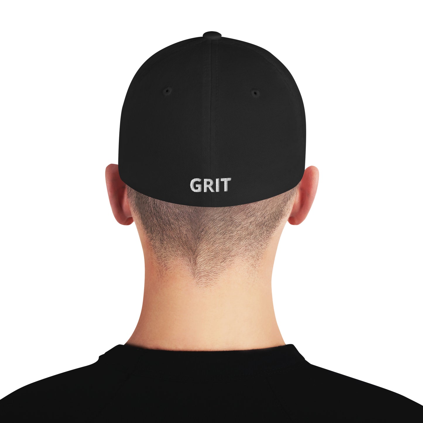 T.S.A. Baseball Logo on front, "Grit" on back. "Fitted" Structured Twill Cap