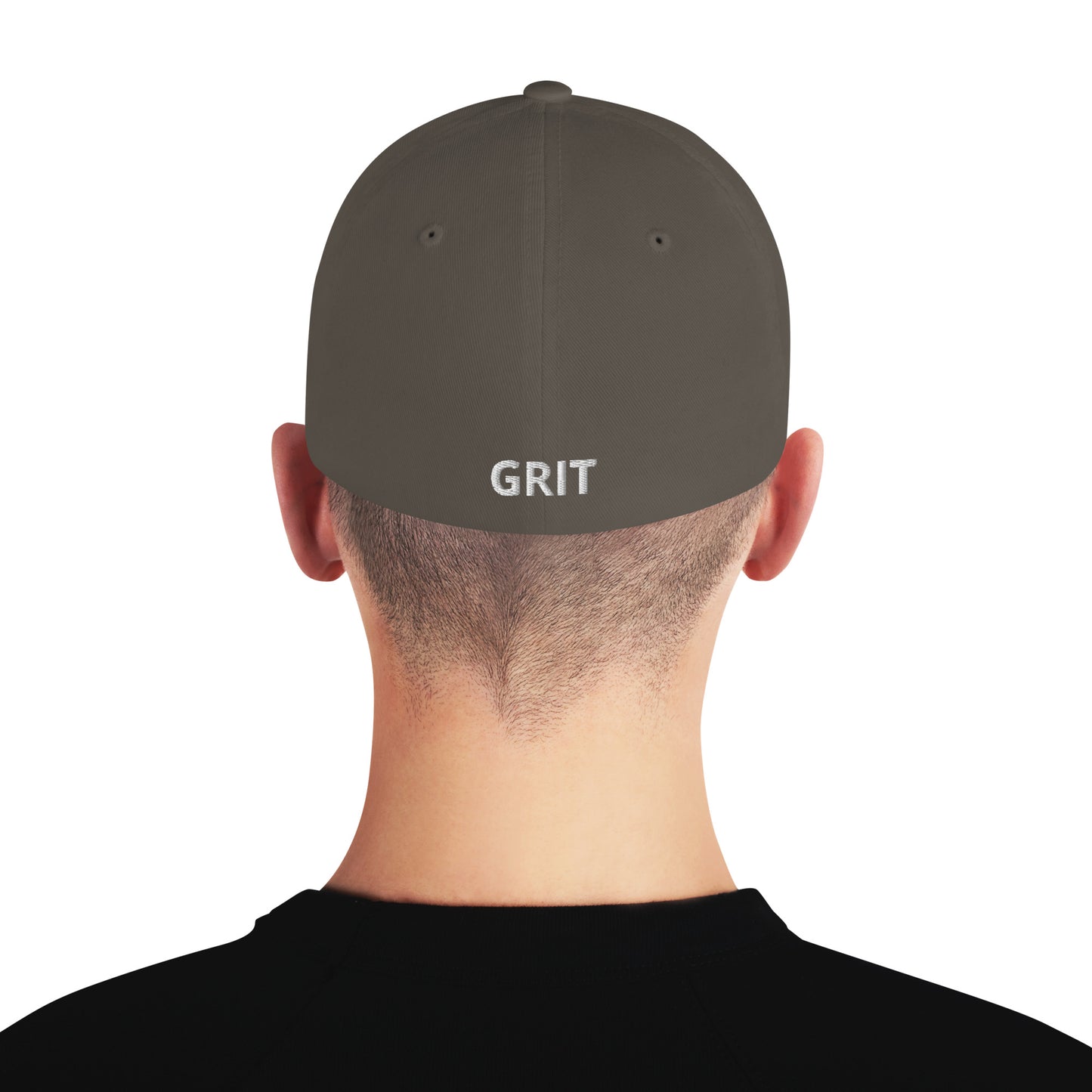 T.S.A. Baseball Logo on front, "Grit" on back. "Fitted" Structured Twill Cap