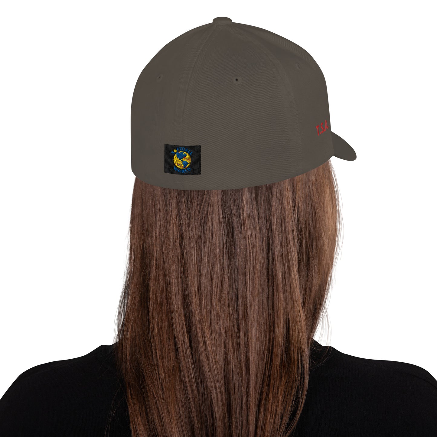 Sports Academy Logo "Fitted" Structured Twill Cap