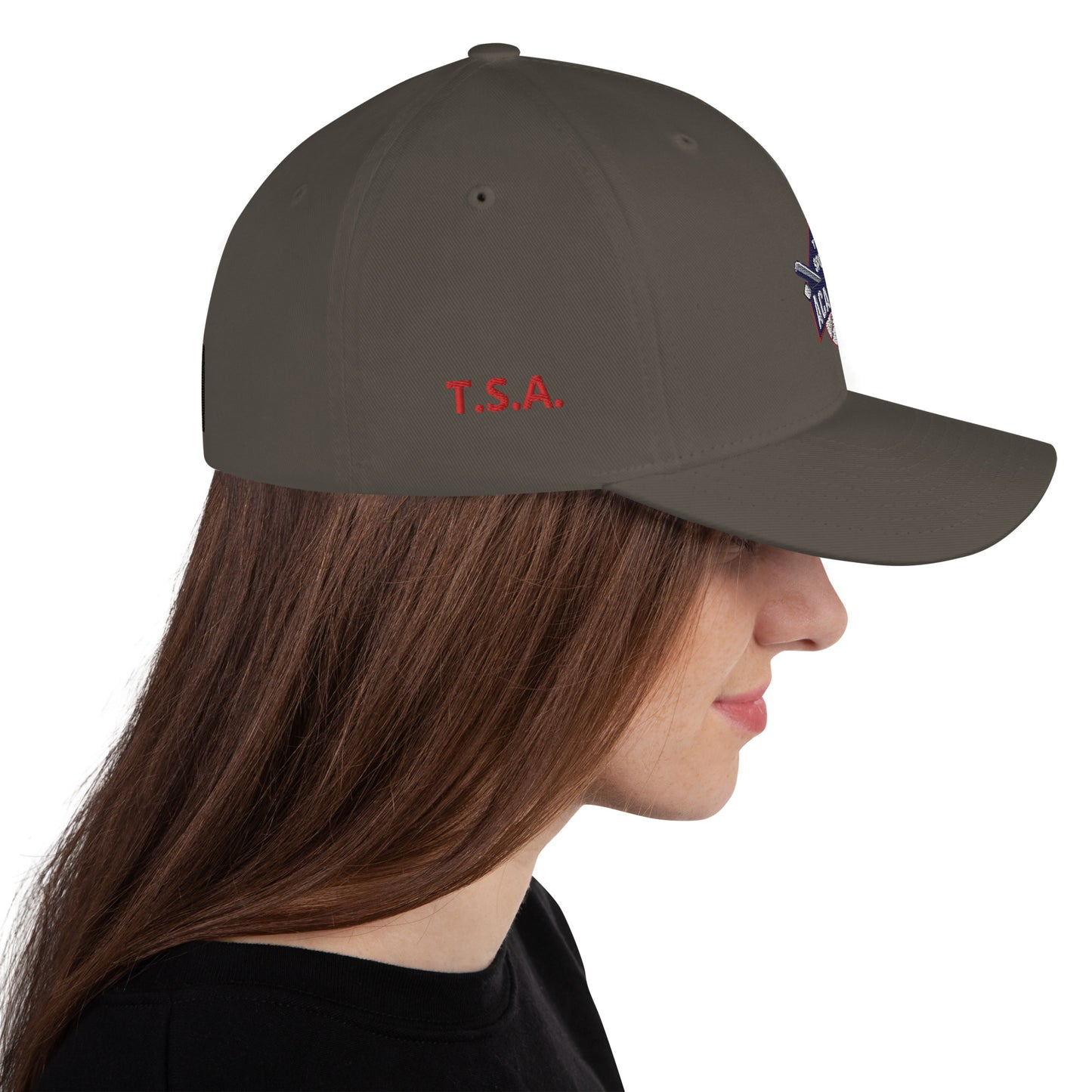 Sports Academy Logo "Fitted" Structured Twill Cap