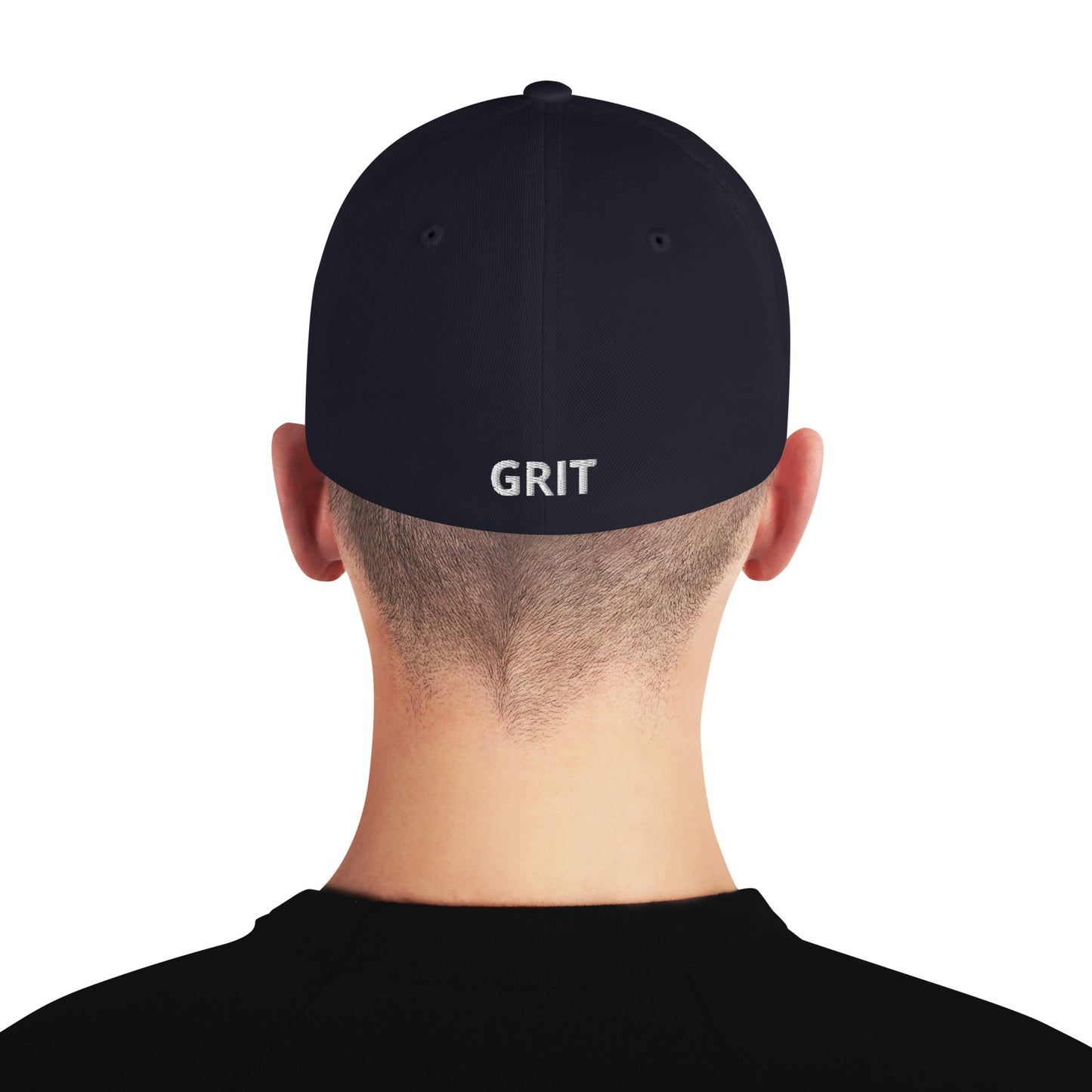 T.S.A. Baseball Logo on front, "Grit" on back. "Fitted" Structured Twill Cap