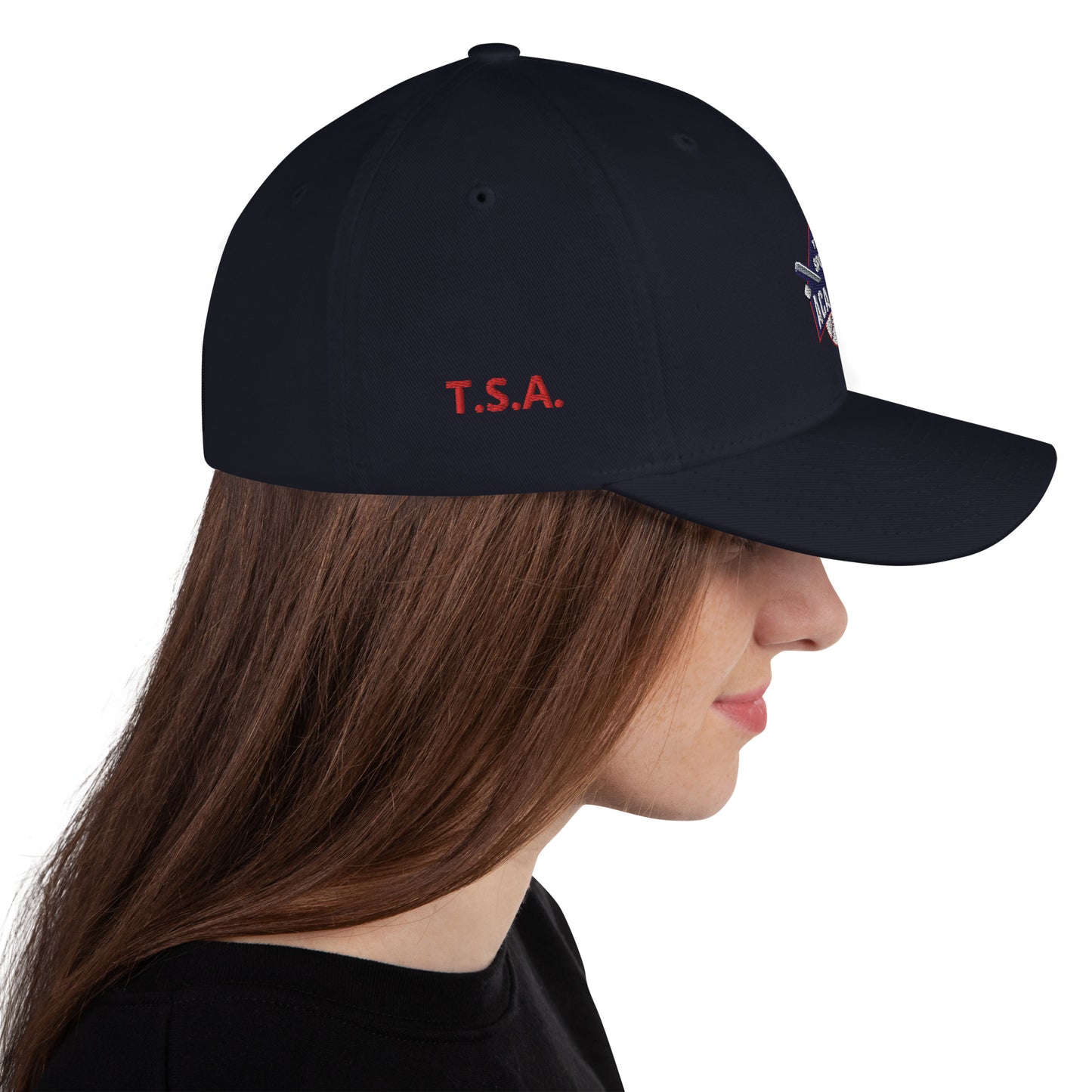 Sports Academy Logo "Fitted" Structured Twill Cap