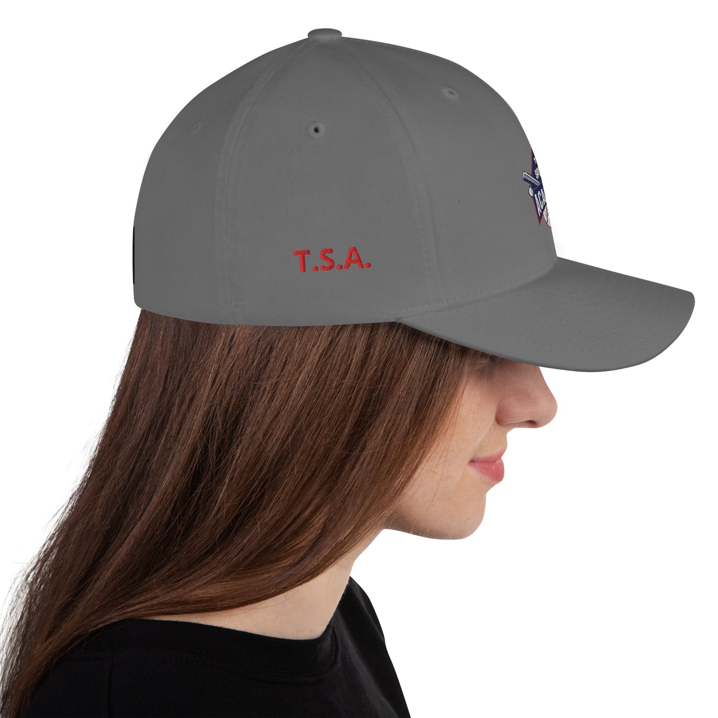 Sports Academy Logo "Fitted" Structured Twill Cap