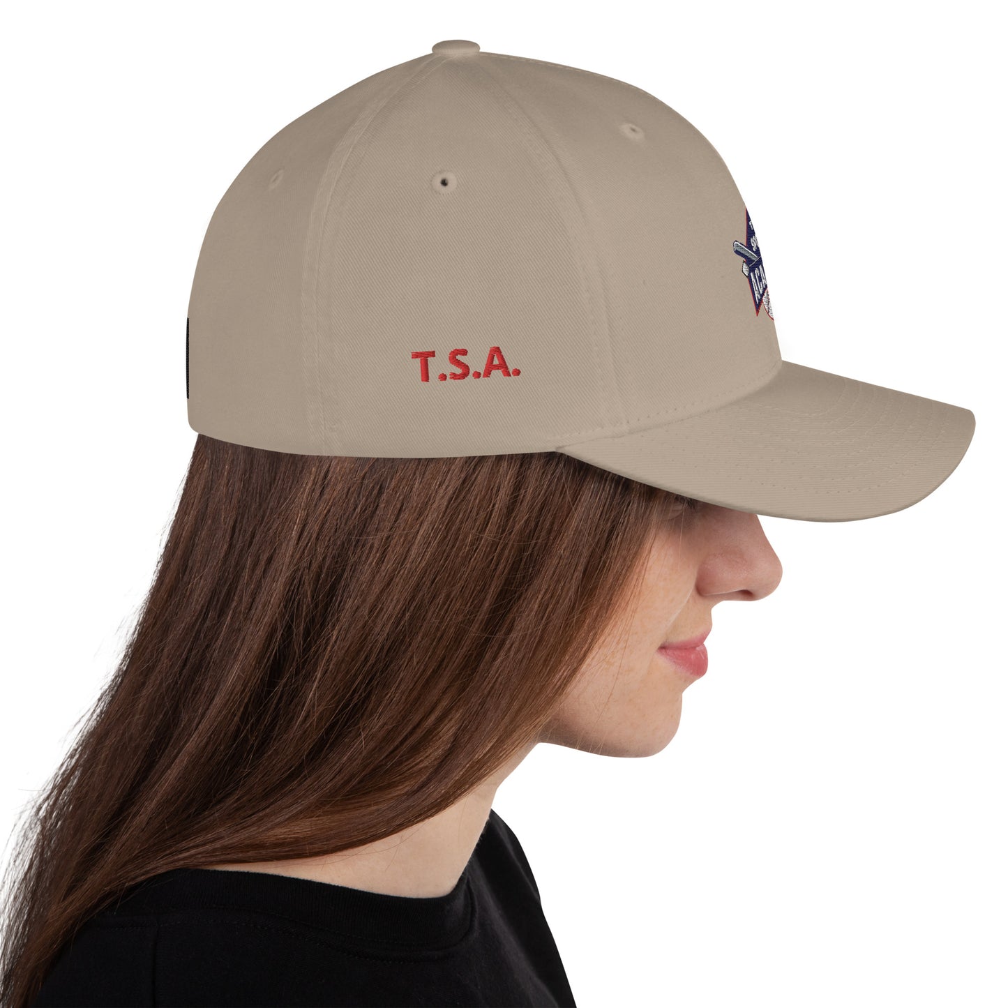Sports Academy Logo "Fitted" Structured Twill Cap