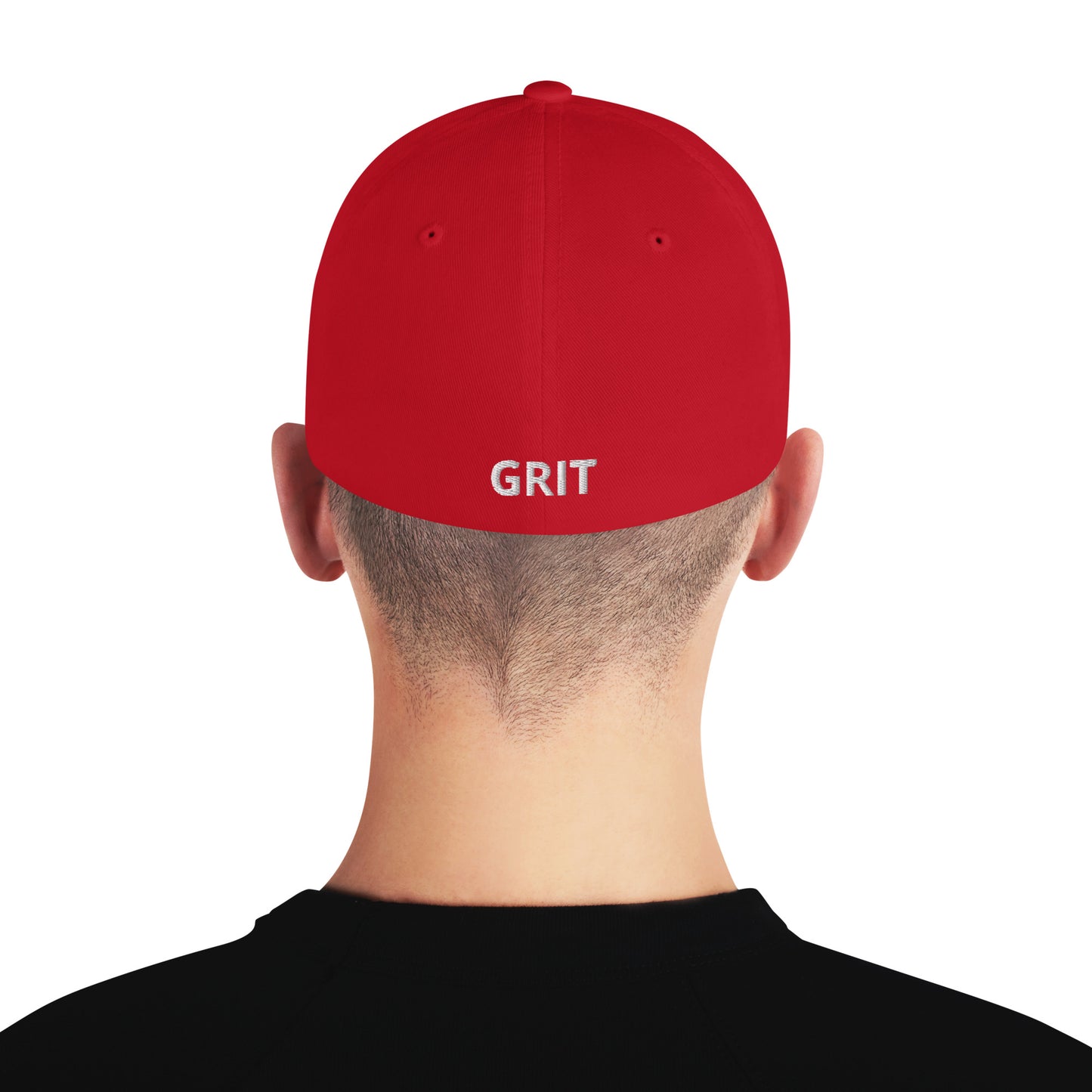 T.S.A. Baseball Logo on front, "Grit" on back. "Fitted" Structured Twill Cap