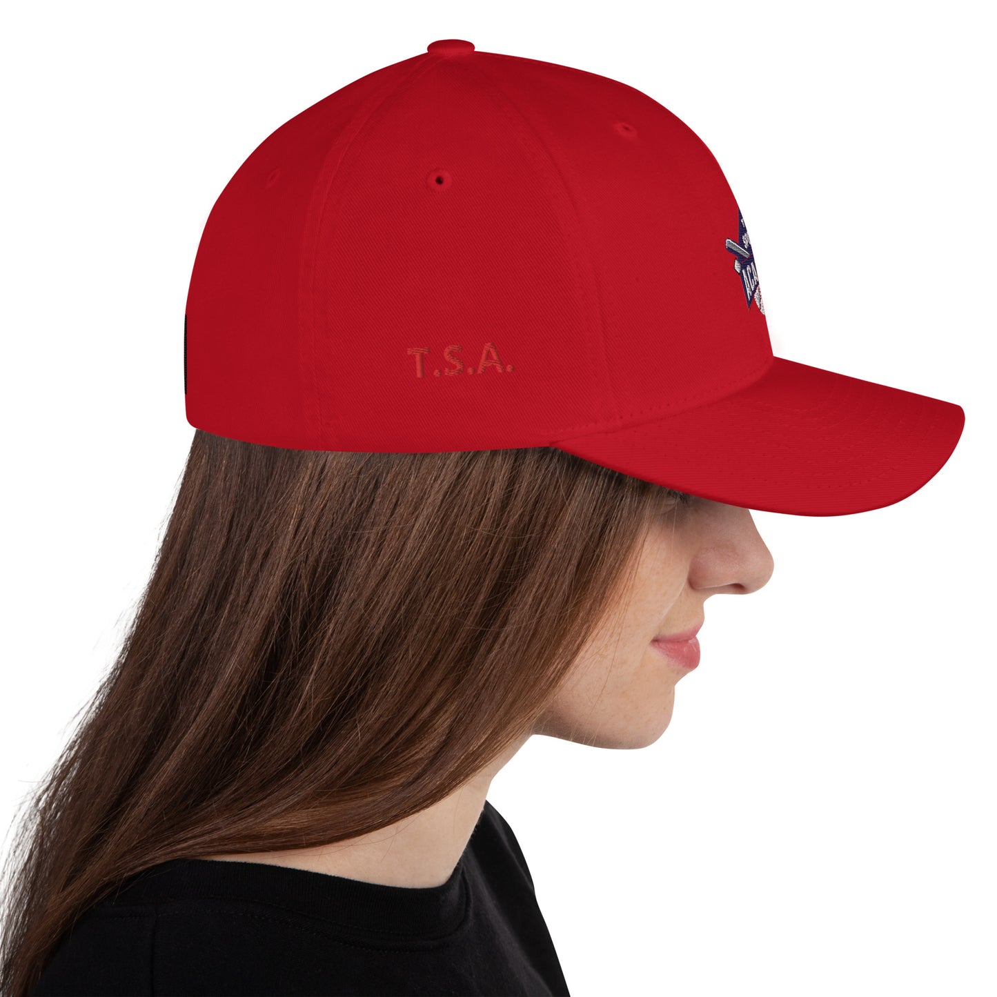 Sports Academy Logo "Fitted" Structured Twill Cap