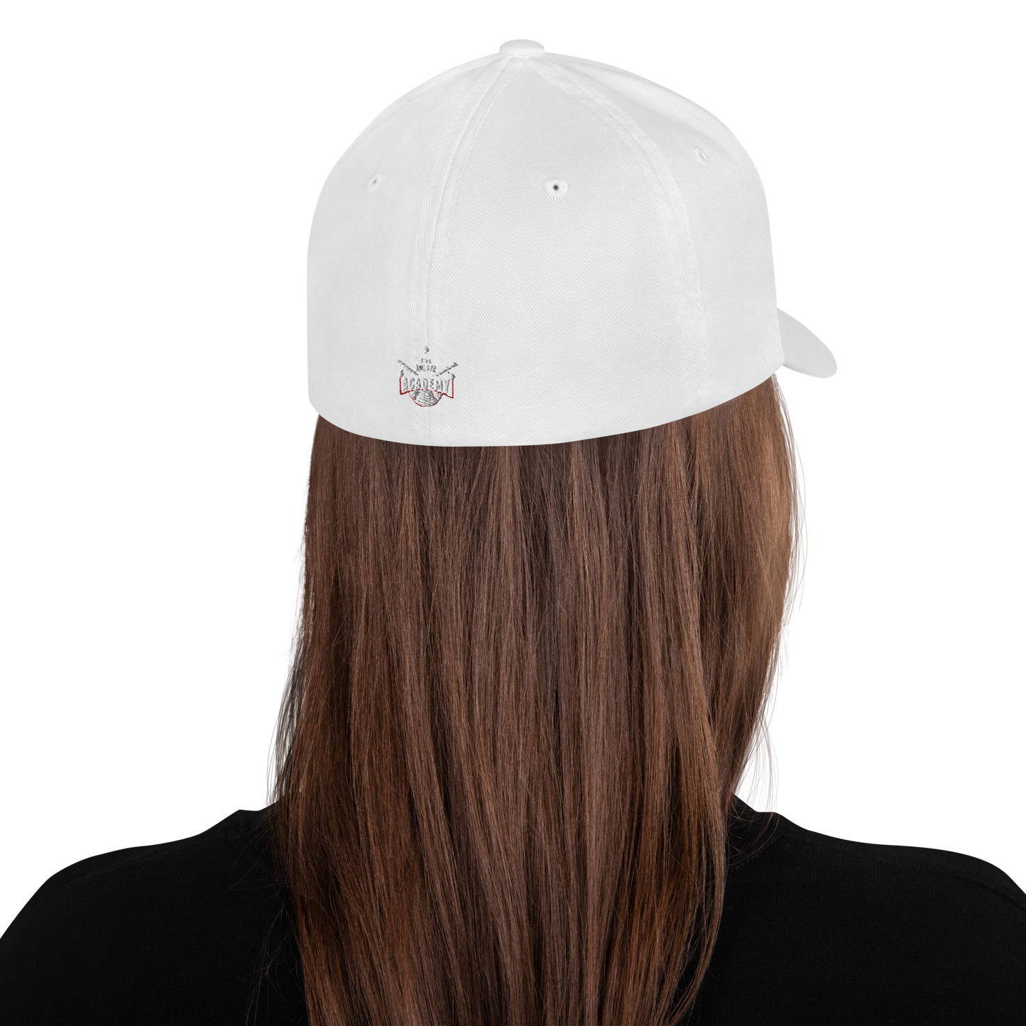 T.S.A. Logo on Front, Sports Academy Logo on back. "Fitted" Structured Twill Cap