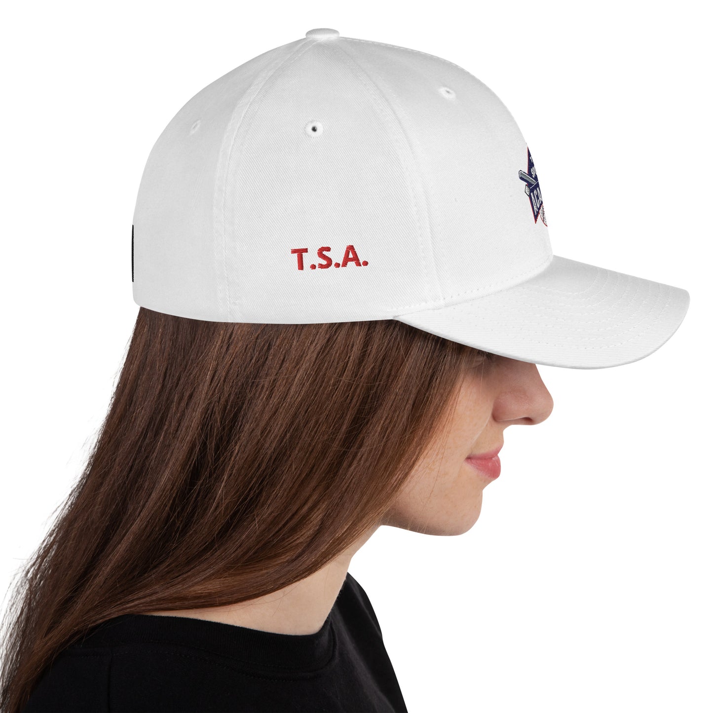 Sports Academy Logo "Fitted" Structured Twill Cap