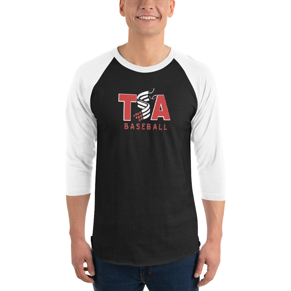 3/4 sleeve raglan shirt
