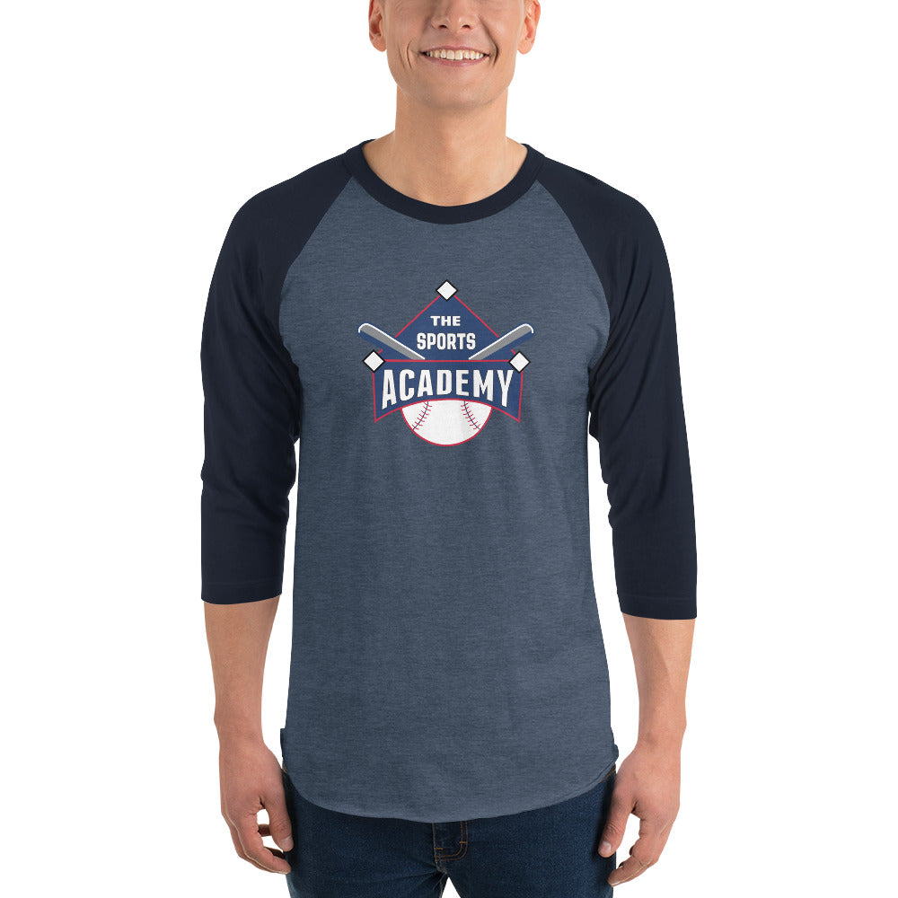 Sports Academy 3/4 sleeve raglan shirt