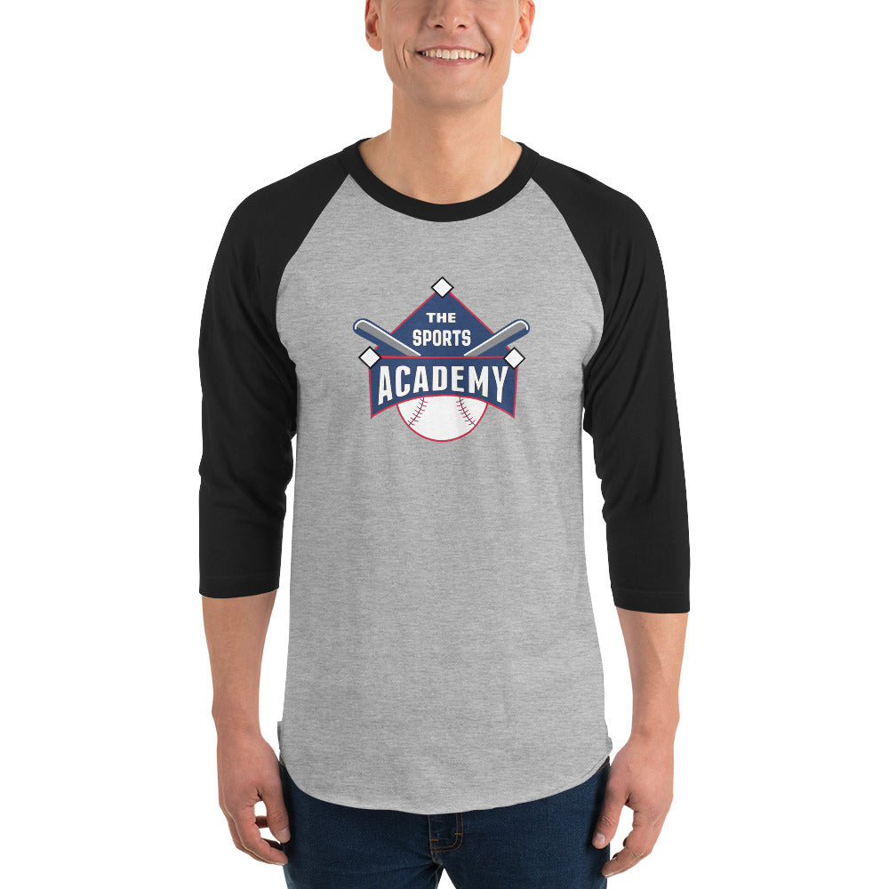 Sports Academy 3/4 sleeve raglan shirt