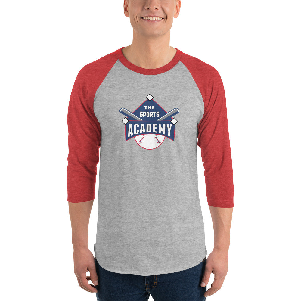 Sports Academy 3/4 sleeve raglan shirt