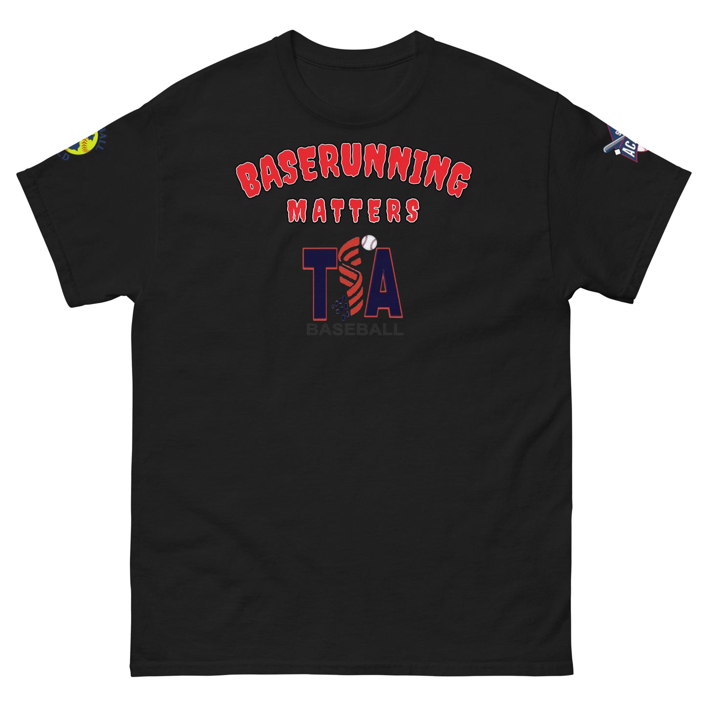 T.S.A. Baseball "Baserunning Matters" 2024 Unisex classic tee
