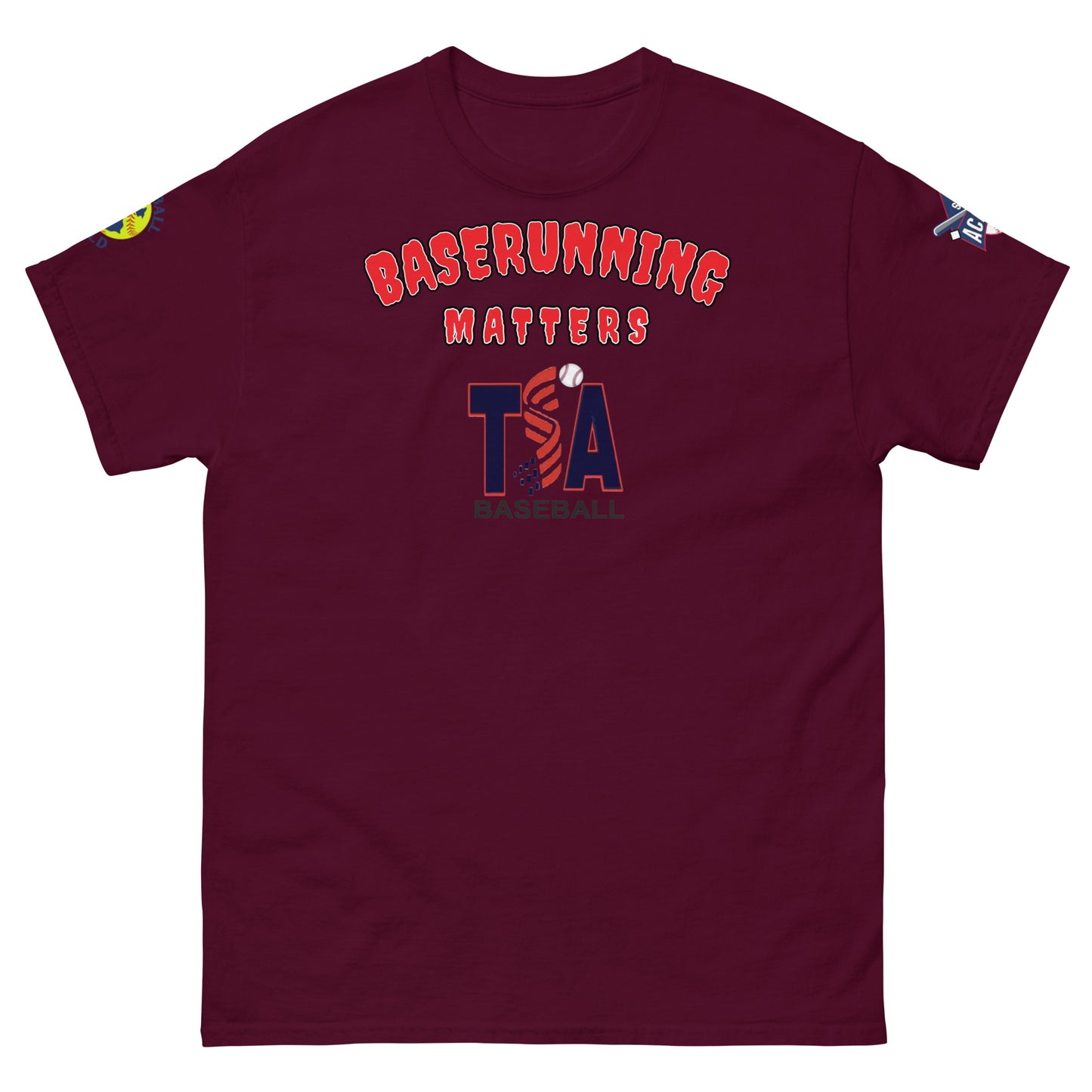 T.S.A. Baseball "Baserunning Matters" 2024 Unisex classic tee