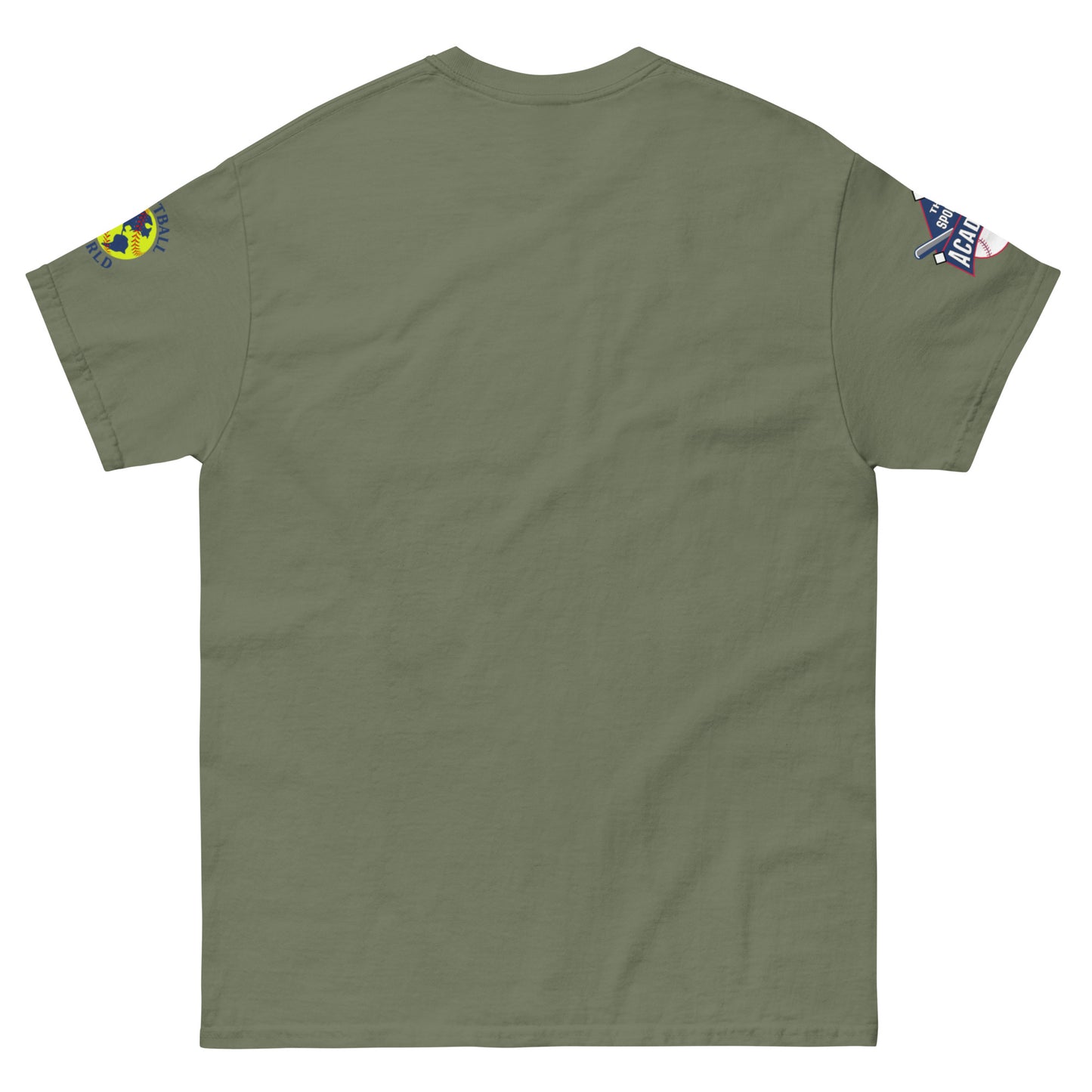 T.S.A. Baseball "M.V.P. 2 sleeve logos. Unisex classic tee