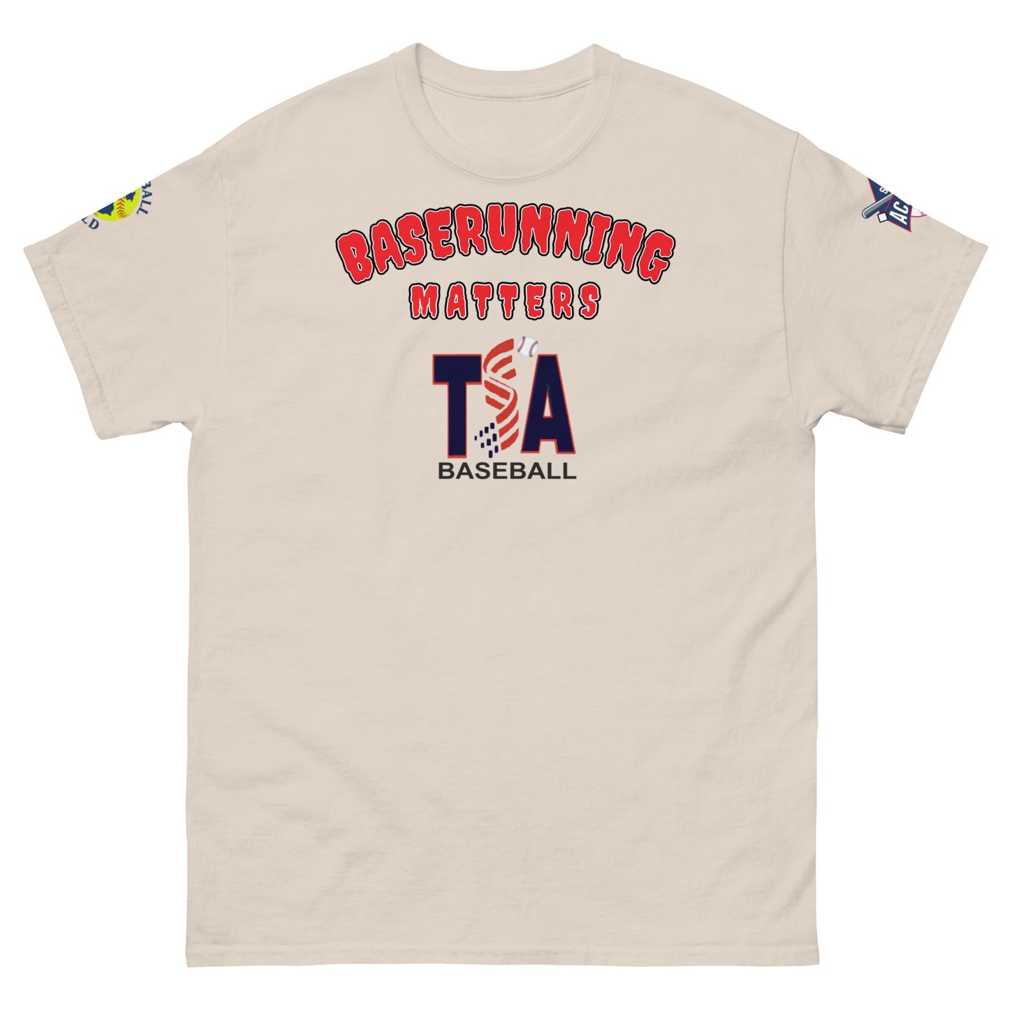 T.S.A. Baseball "Baserunning Matters" 2024 Unisex classic tee