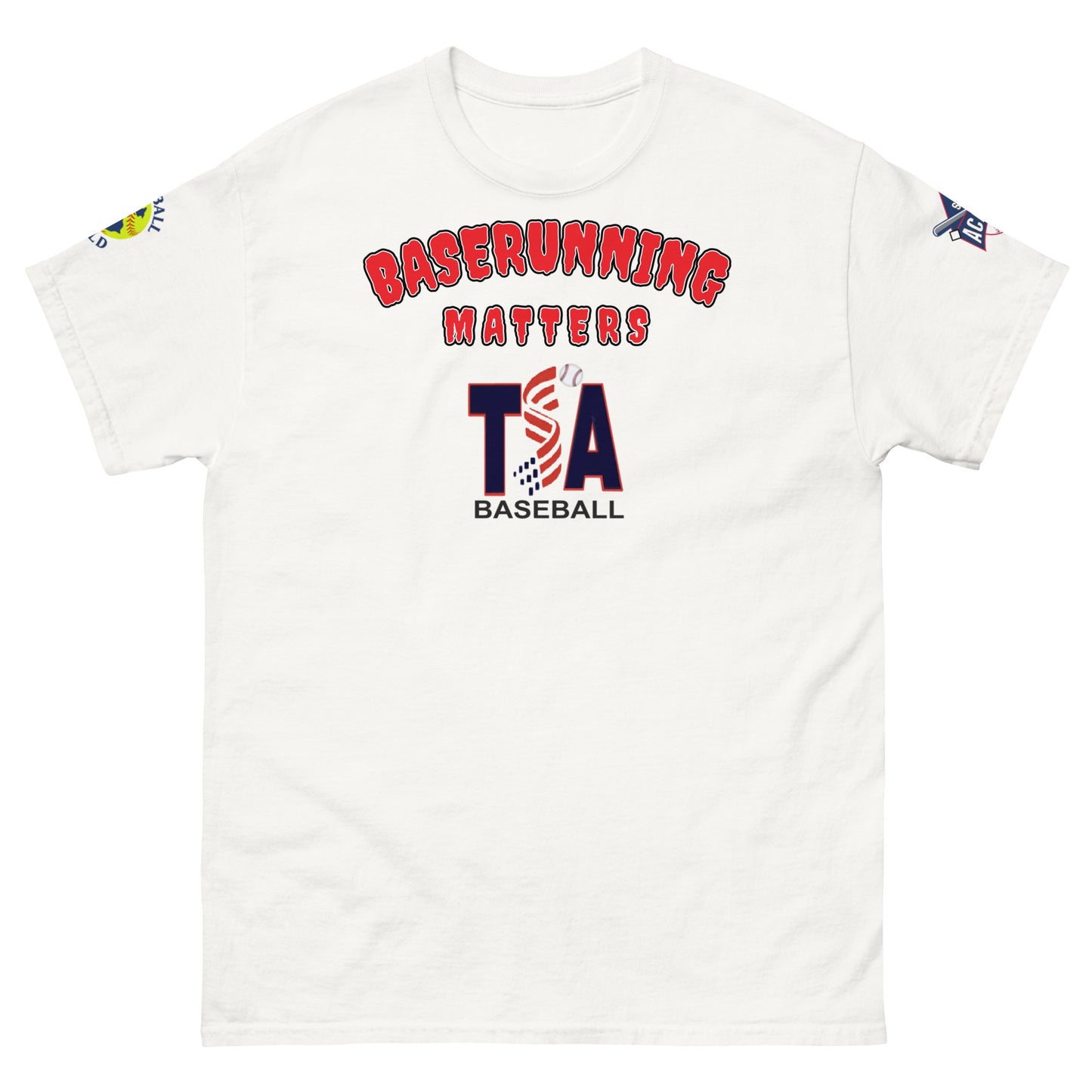 T.S.A. Baseball "Baserunning Matters" 2024 Unisex classic tee