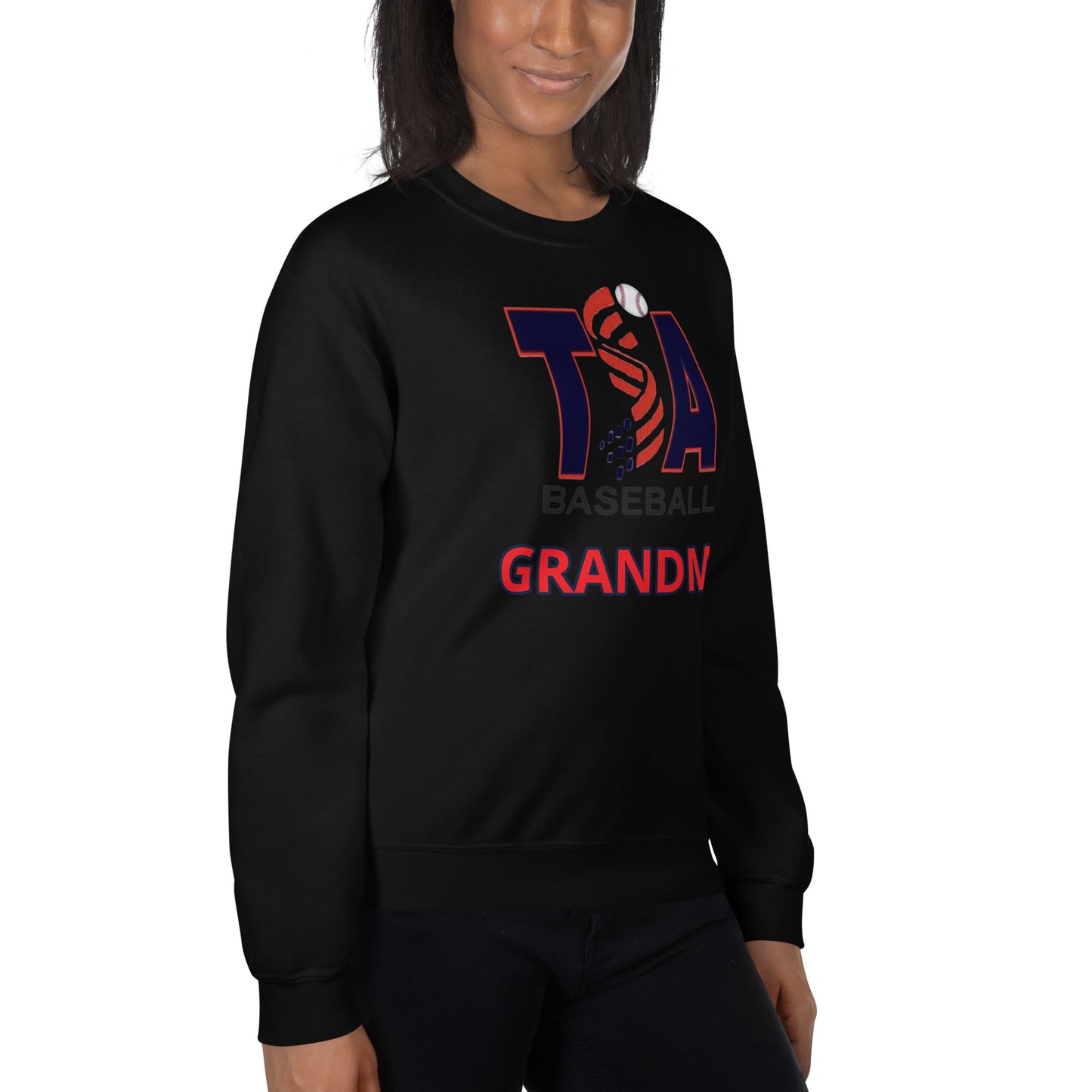 T.S.A. Baseball. "Grandma" Unisex Sweatshirt