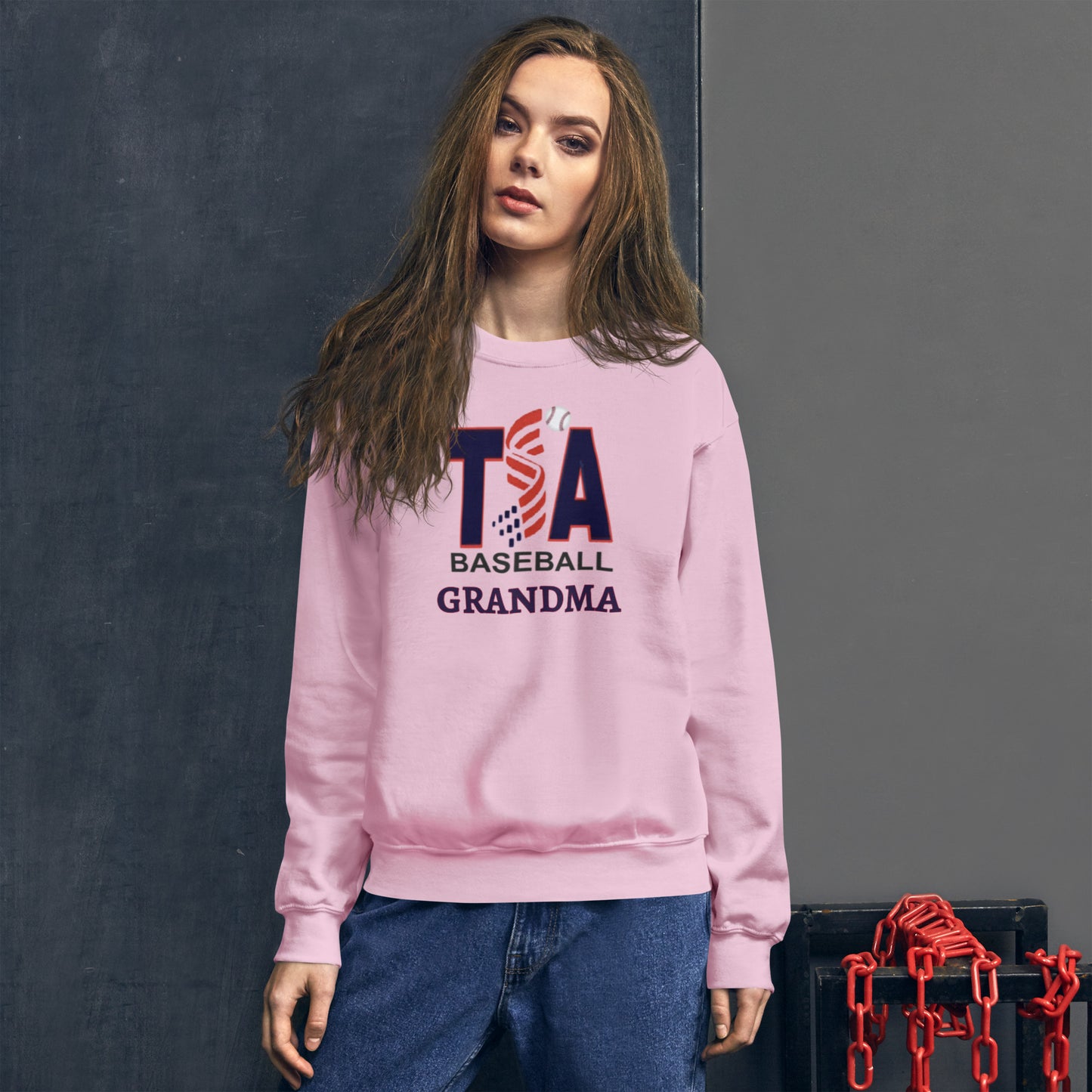 T.S.A. Baseball. "Grandma" Unisex Sweatshirt