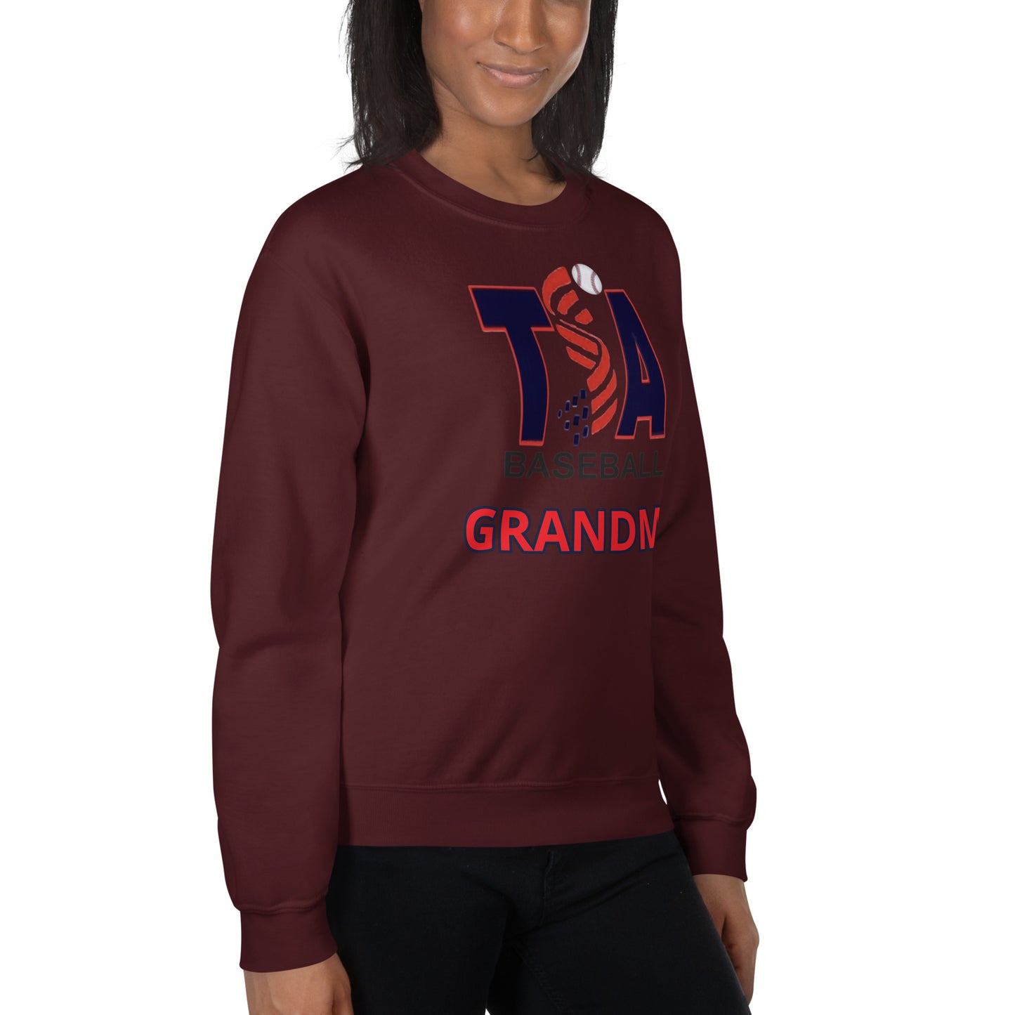 T.S.A. Baseball. "Grandma" Unisex Sweatshirt