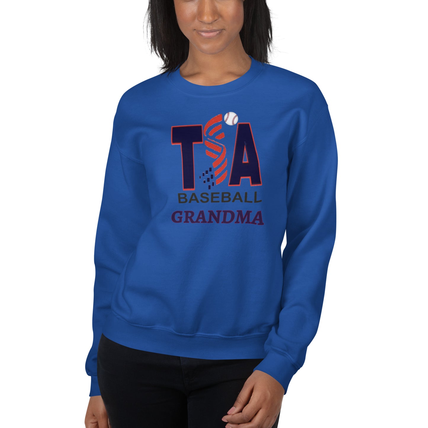 T.S.A. Baseball. "Grandma" Unisex Sweatshirt
