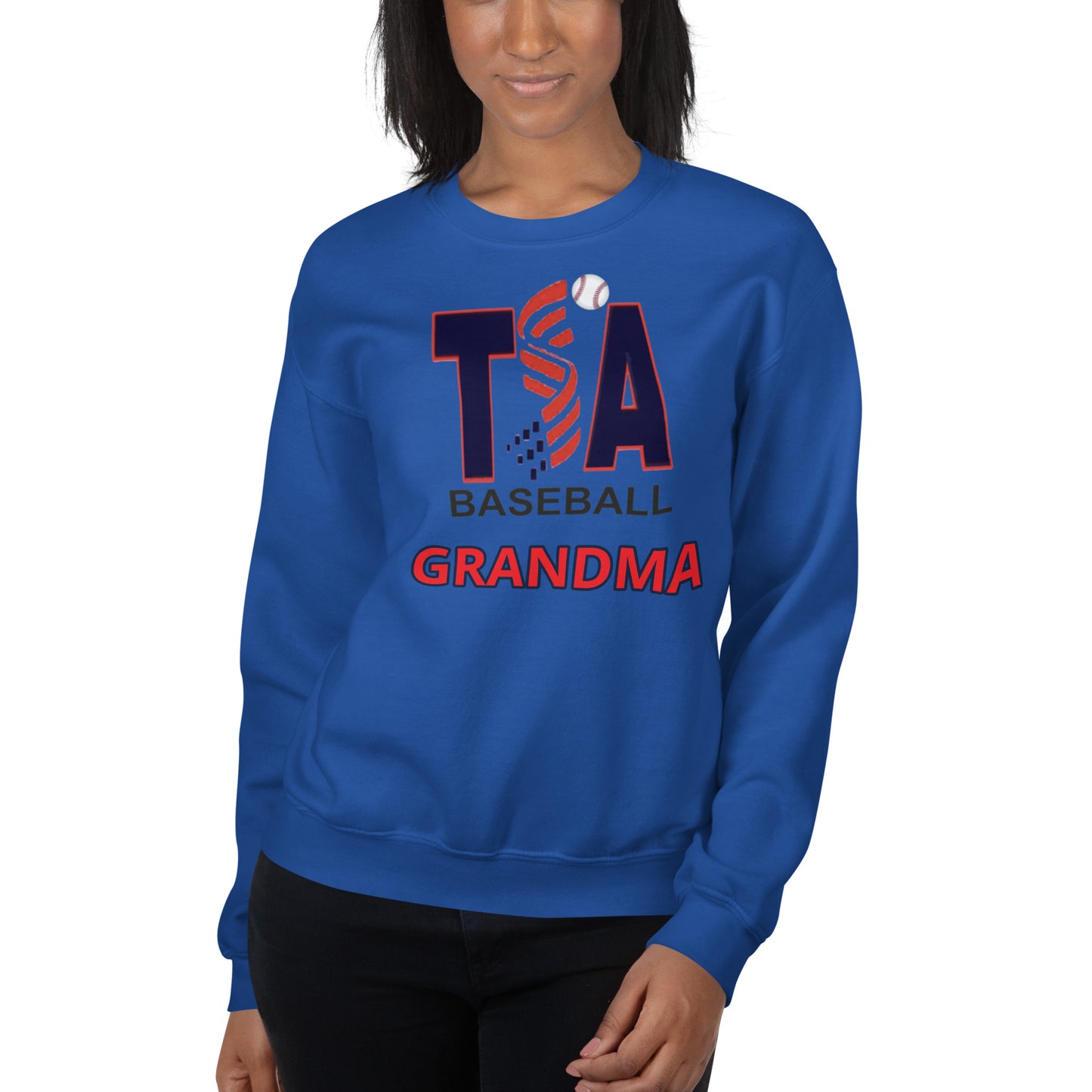 T.S.A. Baseball. "Grandma" Unisex Sweatshirt
