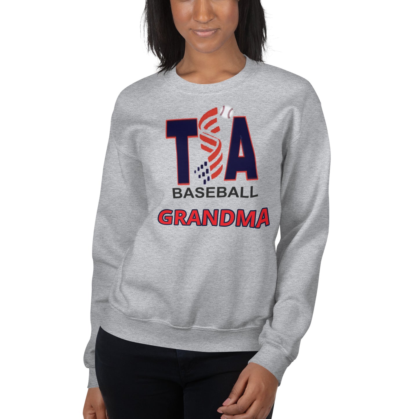 T.S.A. Baseball. "Grandma" Unisex Sweatshirt