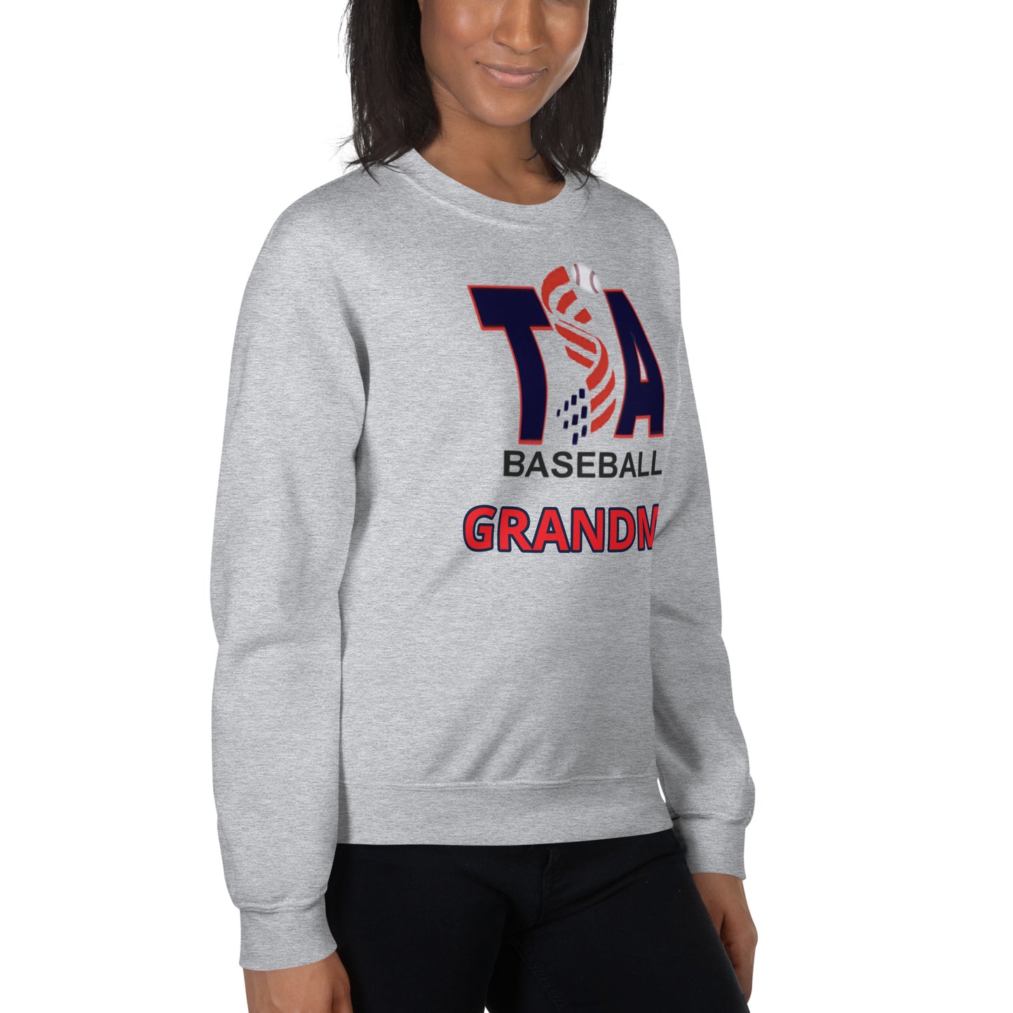 T.S.A. Baseball. "Grandma" Unisex Sweatshirt
