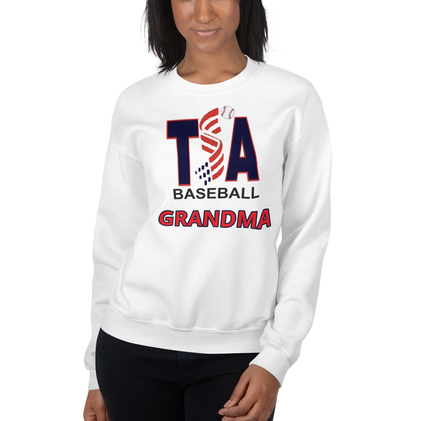 T.S.A. Baseball. "Grandma" Unisex Sweatshirt