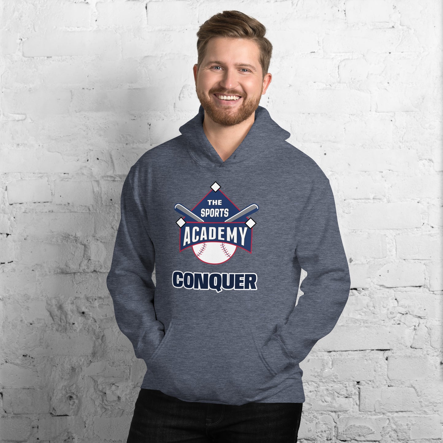 Sports Academy "Conquer" Unisex Hoodie
