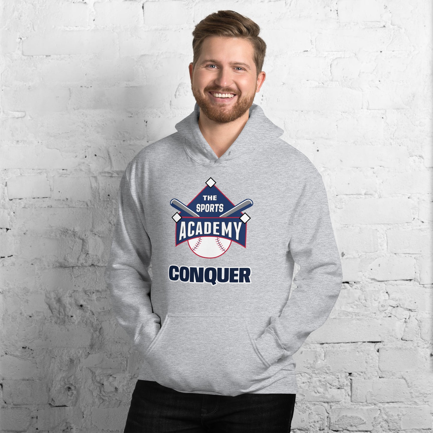 Sports Academy "Conquer" Unisex Hoodie
