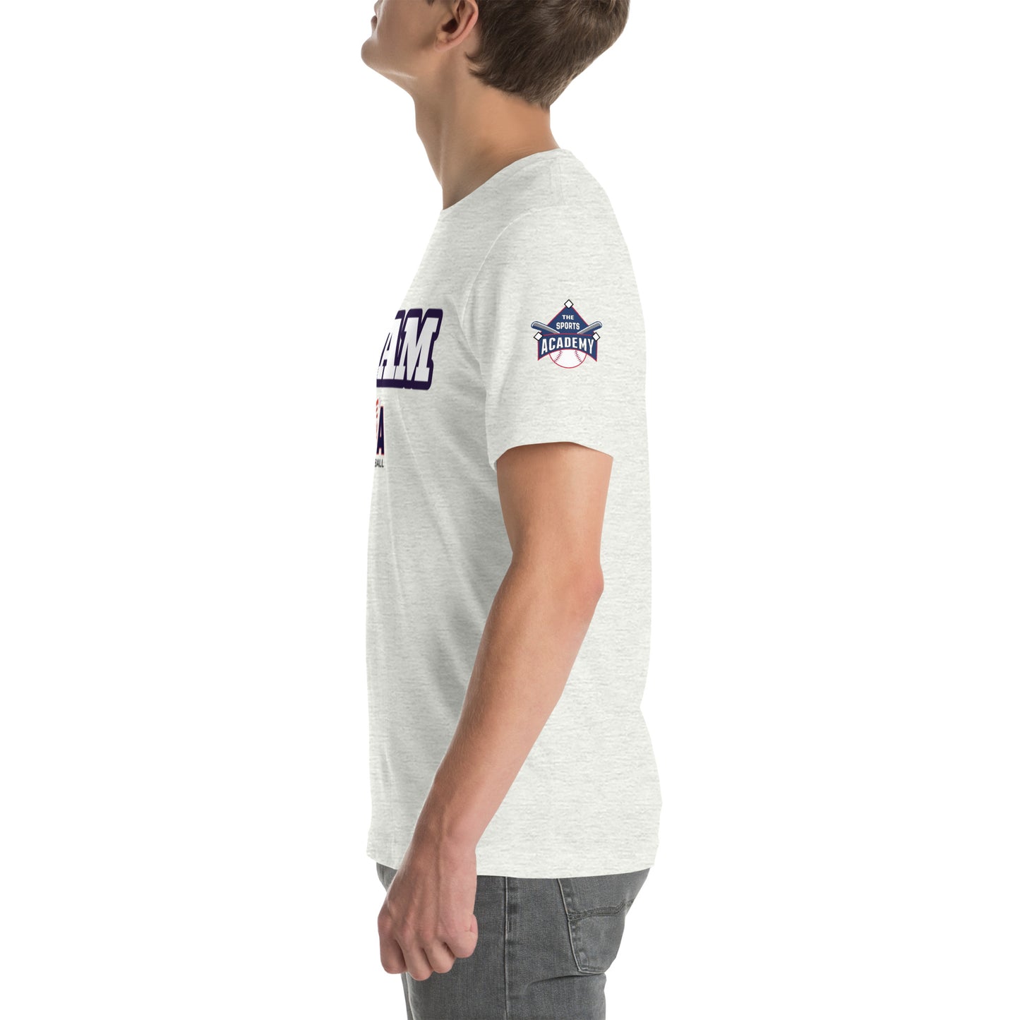 T.S.A. Baseball. "Team" Unisex t-shirt