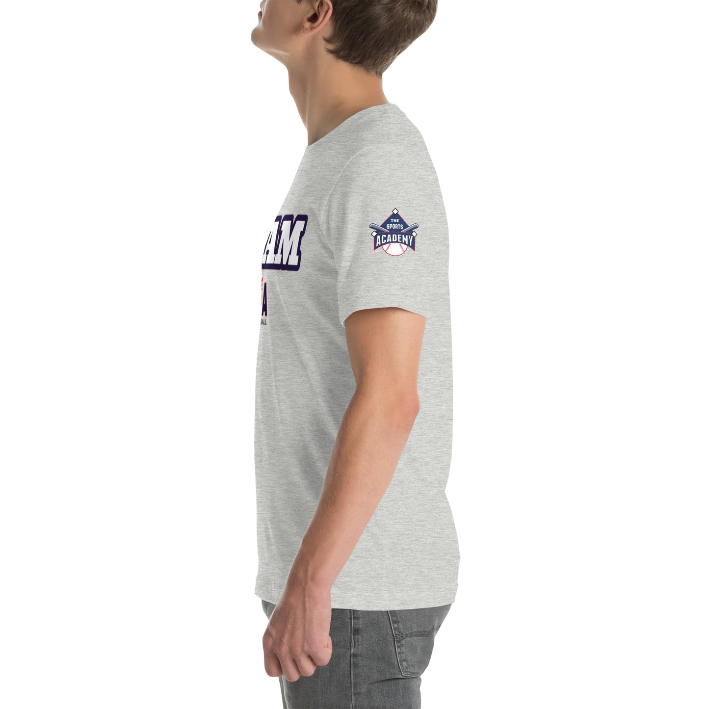 T.S.A. Baseball. "Team" Unisex t-shirt