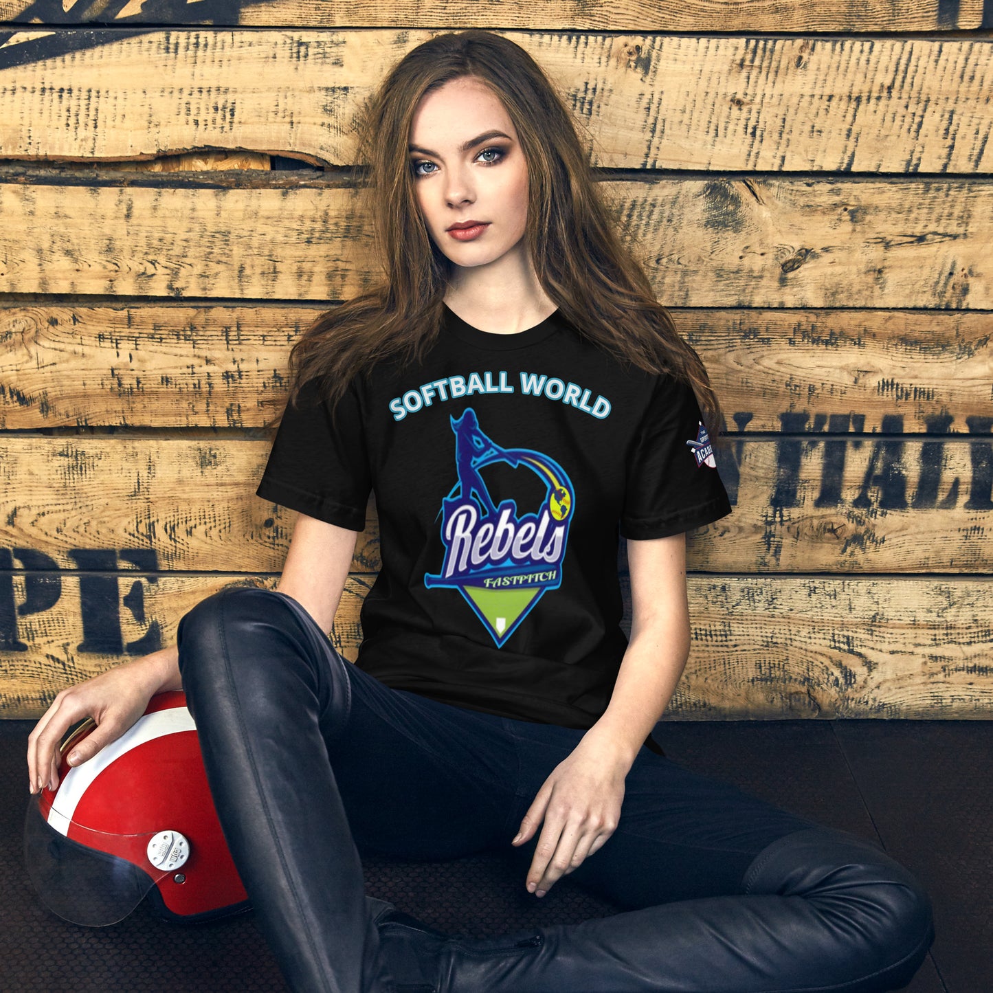 Softball World Lady Rebels. Unisex t-shirt