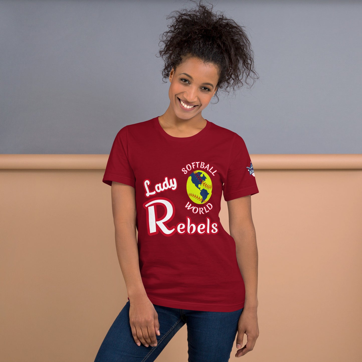 Softball World Lady Rebels 2024. Unisex t-shirt
