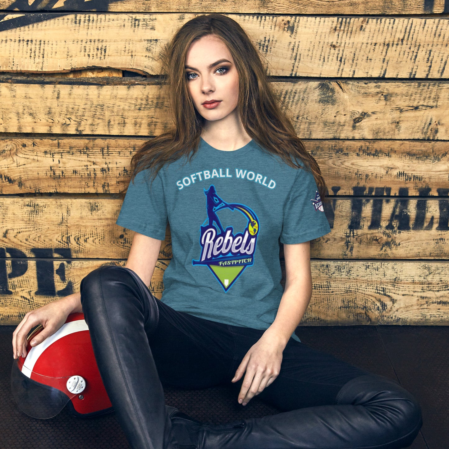 Softball World Lady Rebels. Unisex t-shirt