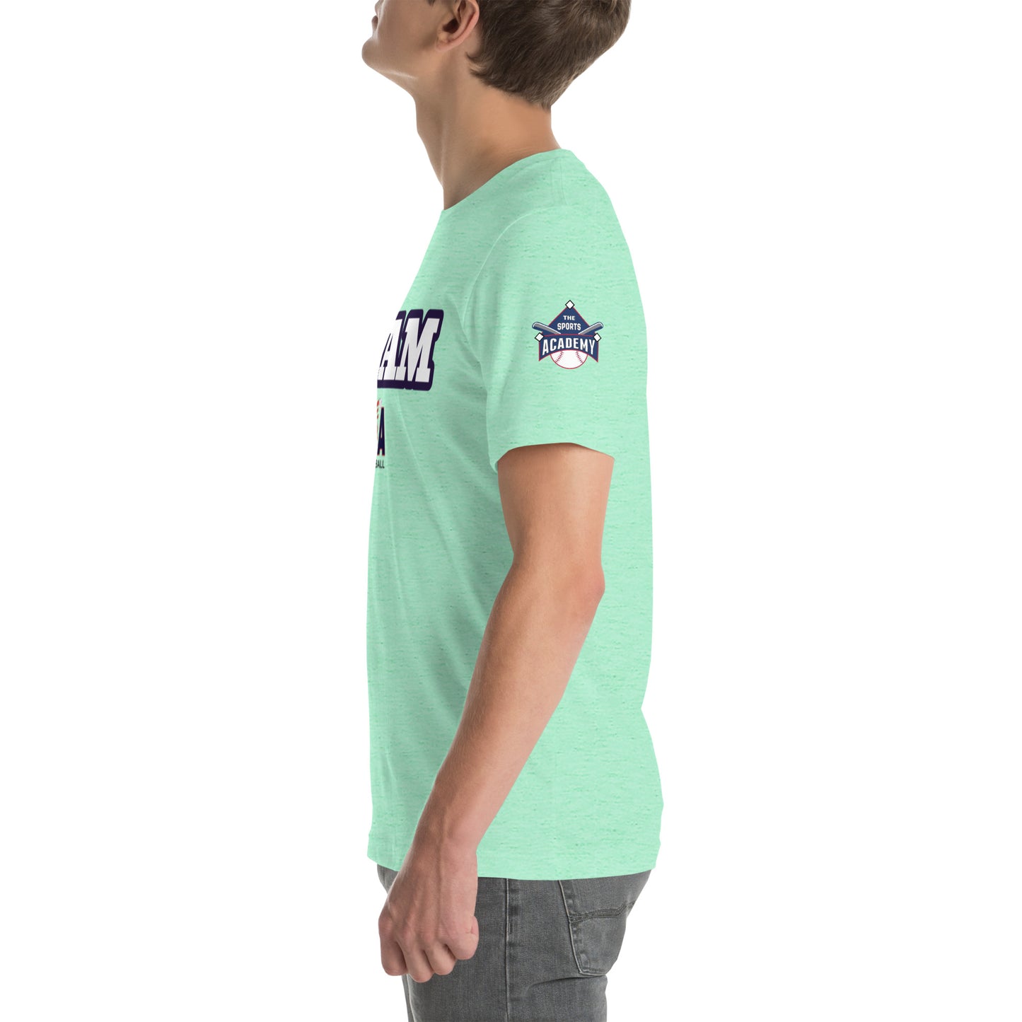 T.S.A. Baseball. "Team" Unisex t-shirt
