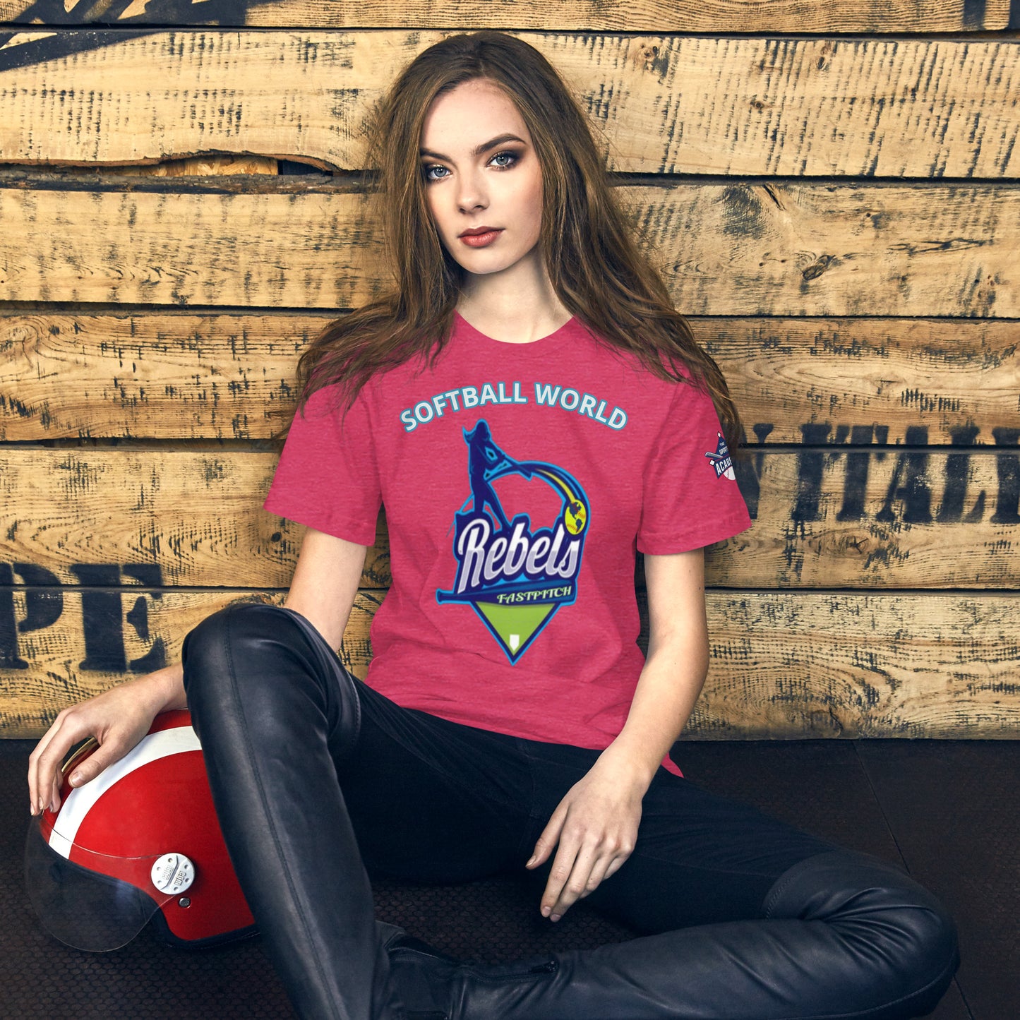 Softball World Lady Rebels. Unisex t-shirt