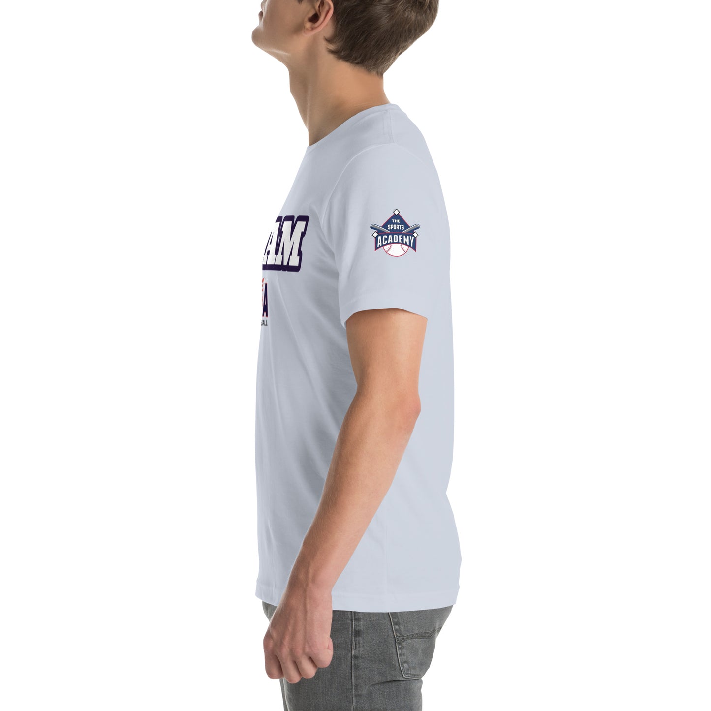 T.S.A. Baseball. "Team" Unisex t-shirt
