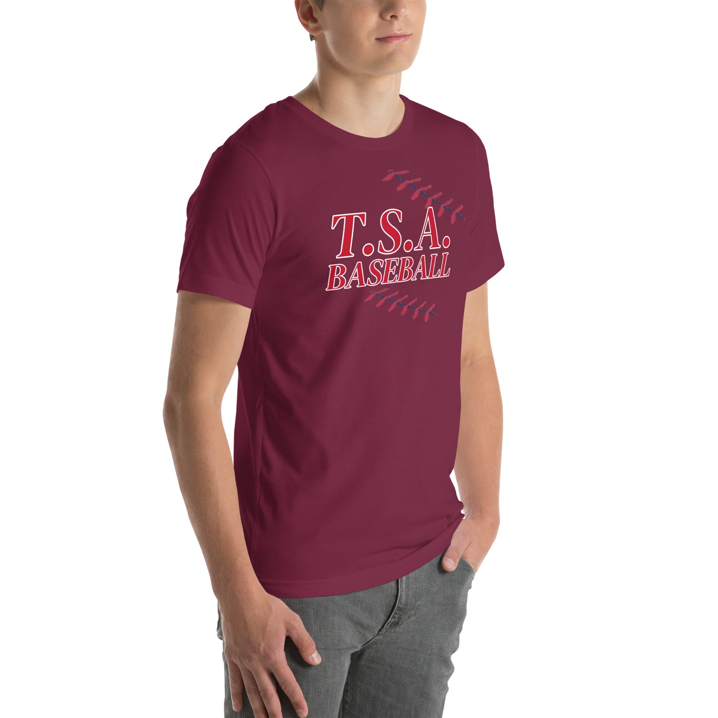 T.S.A. Baseball "With Seams" Unisex t-shirt