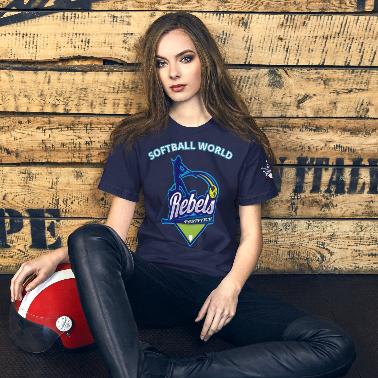 Softball World Lady Rebels. Unisex t-shirt