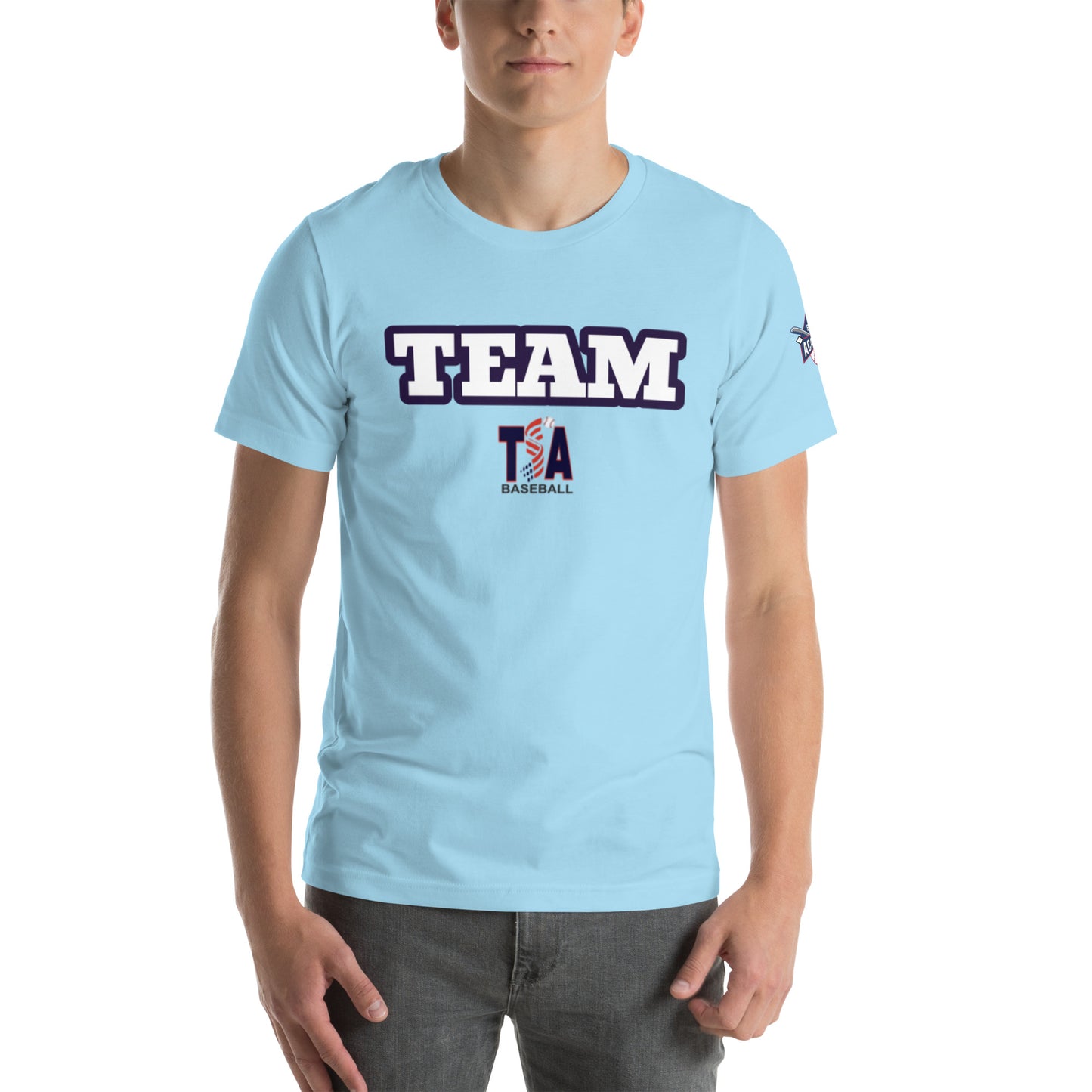 T.S.A. Baseball. "Team" Unisex t-shirt