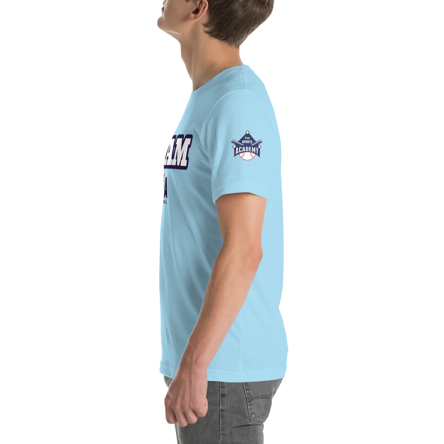T.S.A. Baseball. "Team" Unisex t-shirt
