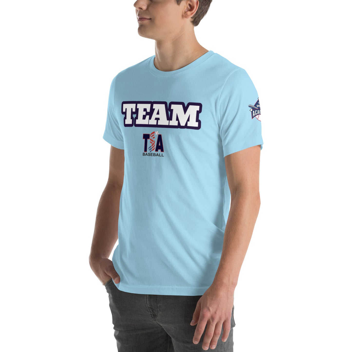 T.S.A. Baseball. "Team" Unisex t-shirt