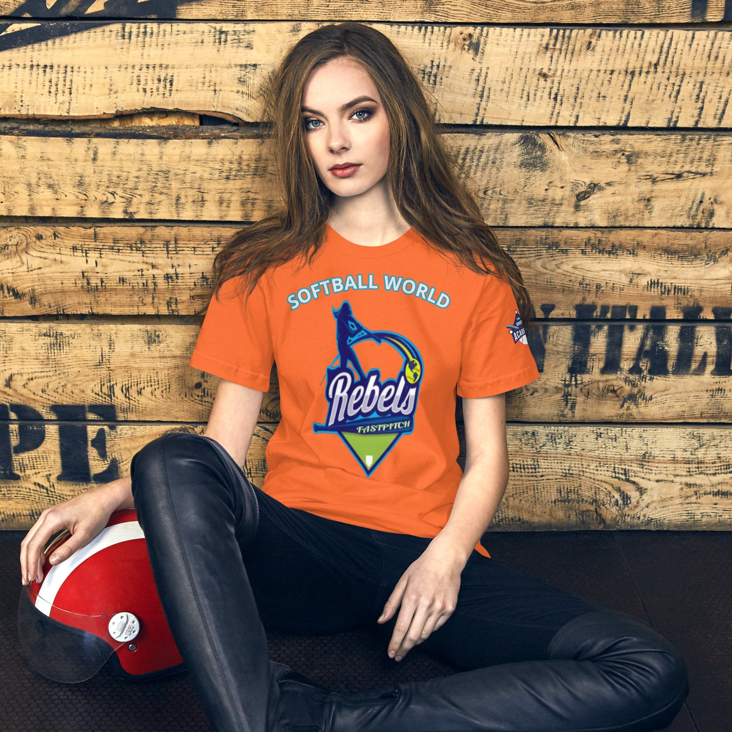Softball World Lady Rebels. Unisex t-shirt
