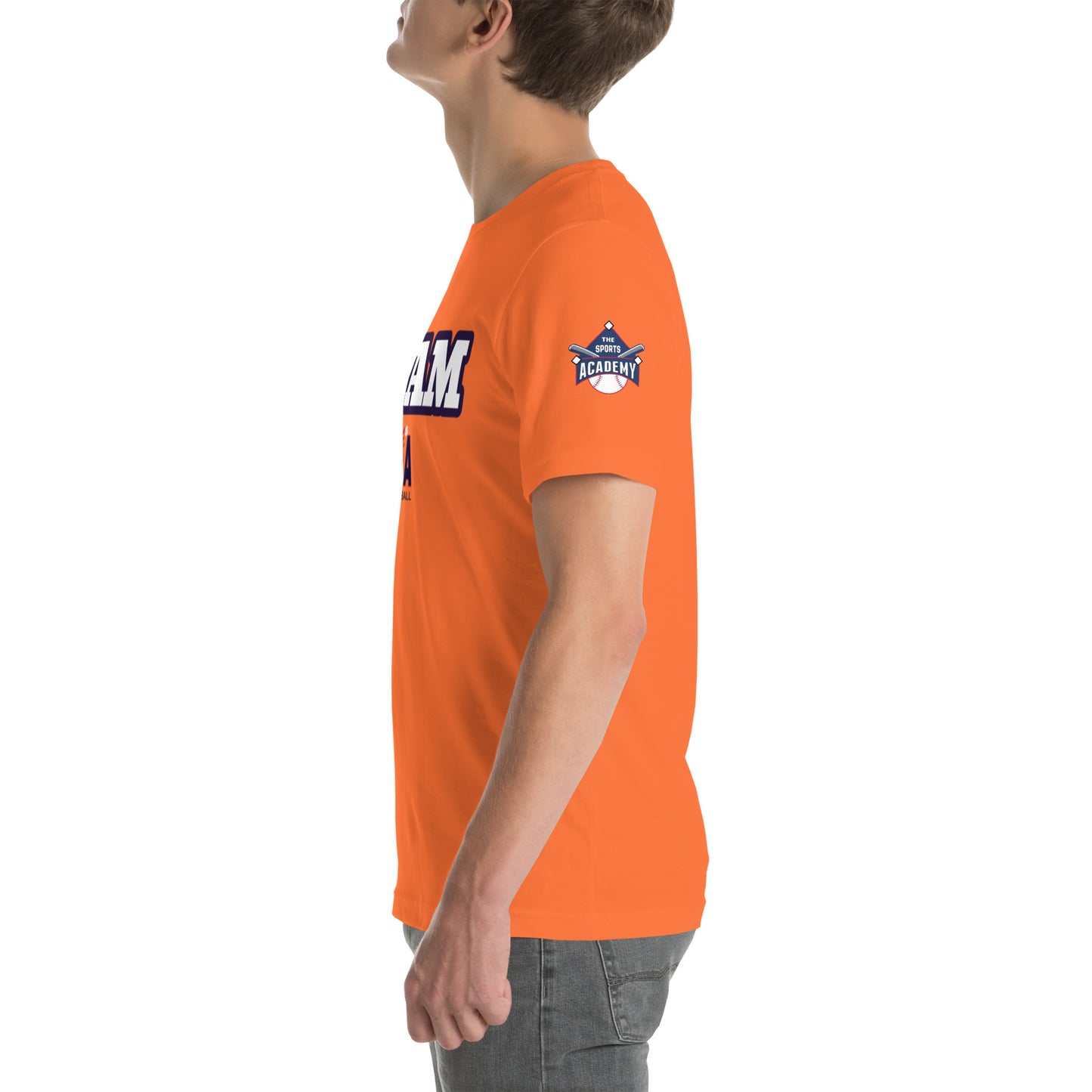 T.S.A. Baseball. "Team" Unisex t-shirt