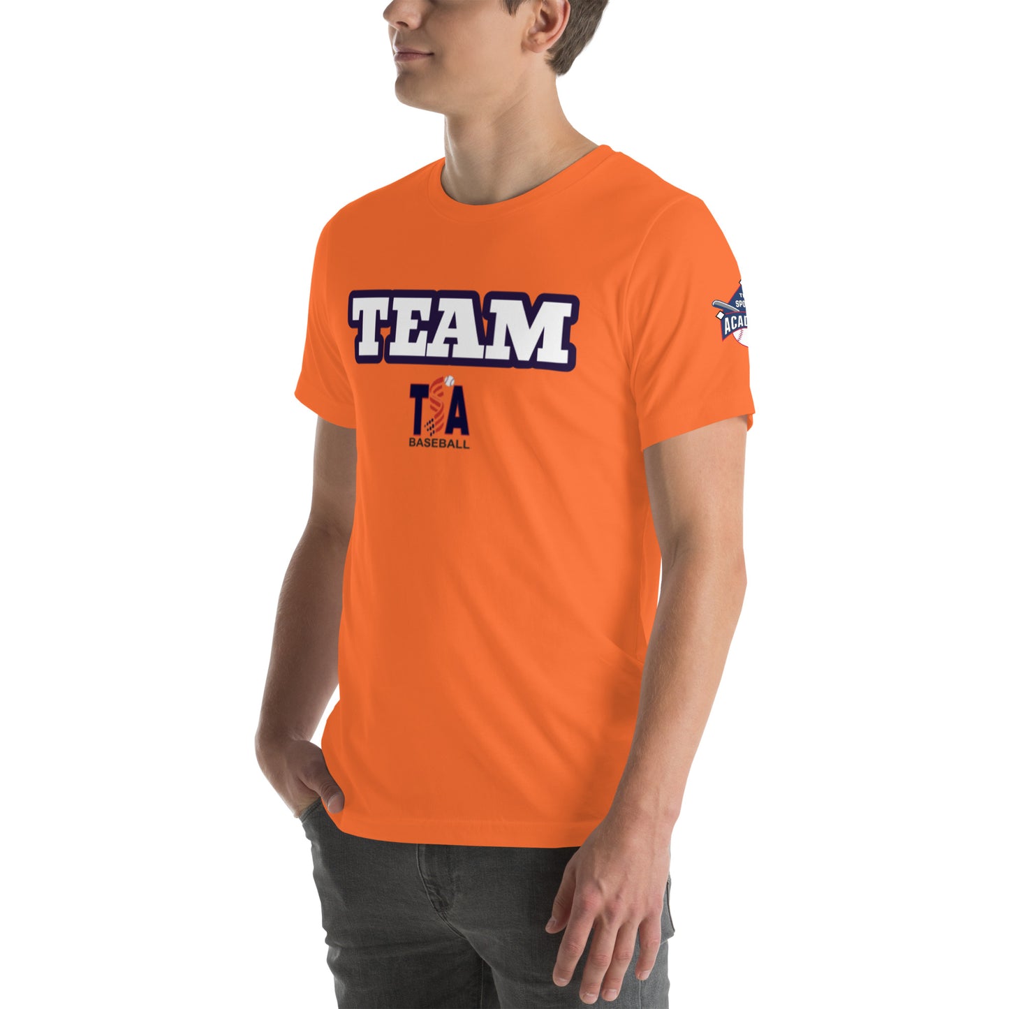 T.S.A. Baseball. "Team" Unisex t-shirt