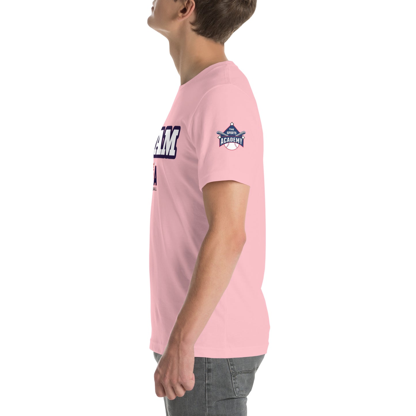 T.S.A. Baseball. "Team" Unisex t-shirt