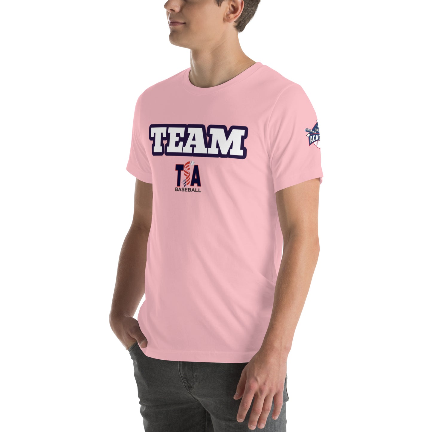 T.S.A. Baseball. "Team" Unisex t-shirt