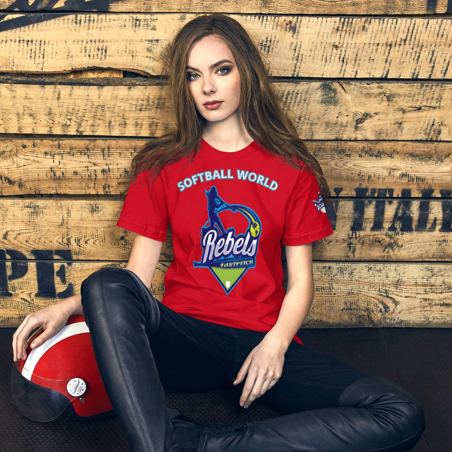 Softball World Lady Rebels. Unisex t-shirt